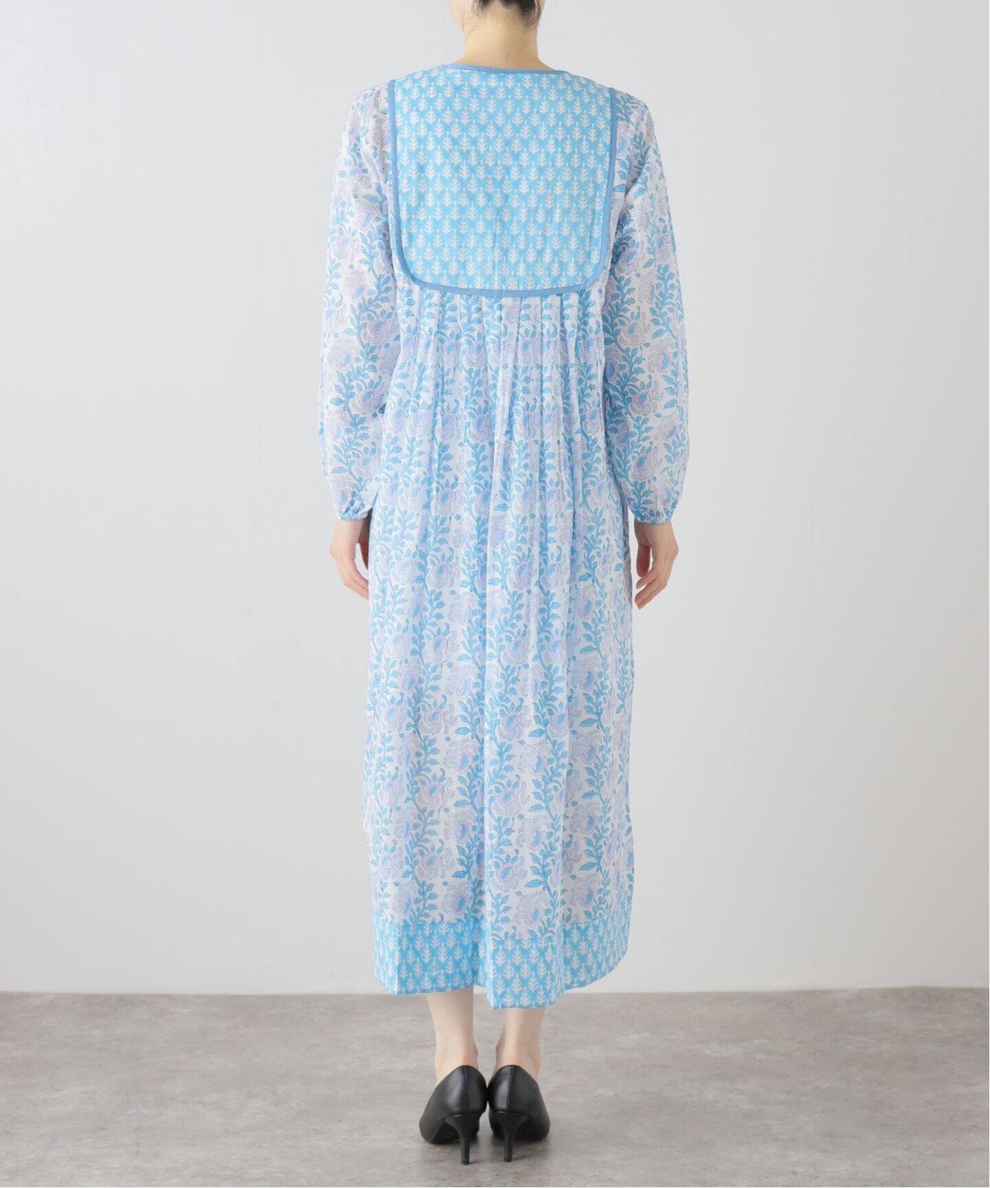 SZ Blockprints/エスゼットブロックプリント Kitty Dress in 