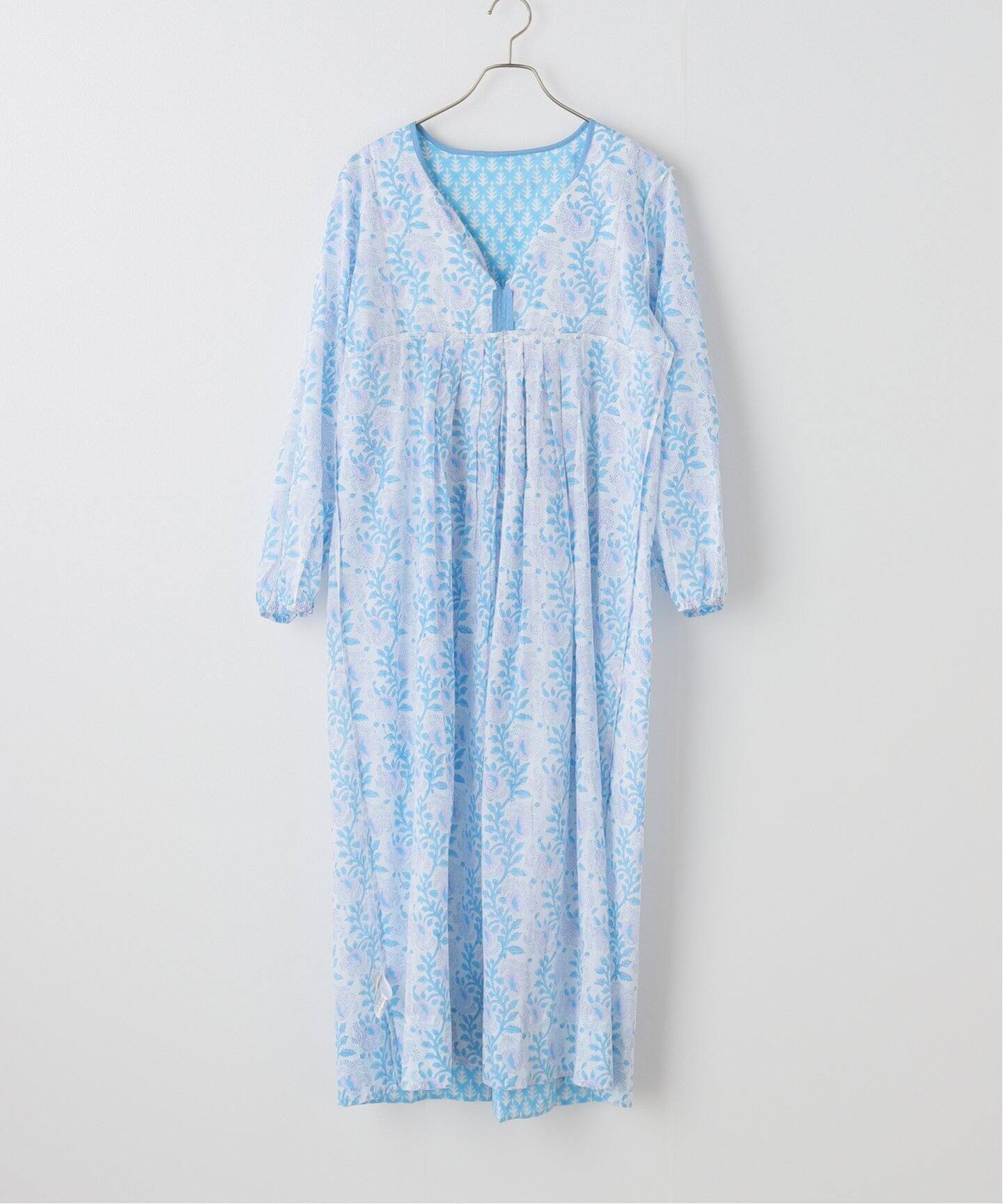 美品✨エスゼットブロックプリント Kitty Dress マキシ丈 ゆったり  