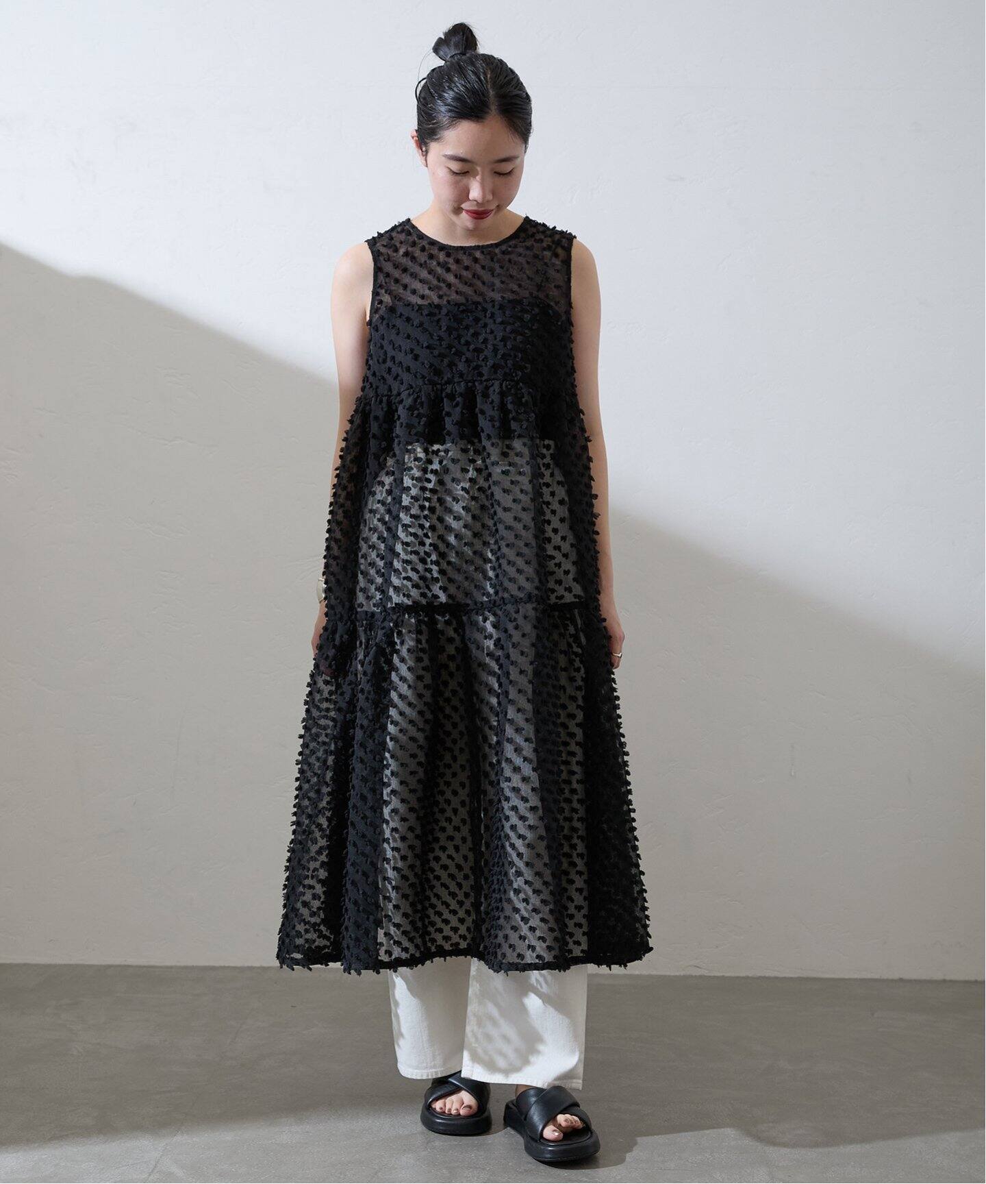 TORRAZZO DONNA/トラッゾドンナ 2way dot tiered OP ワンピース 6244 