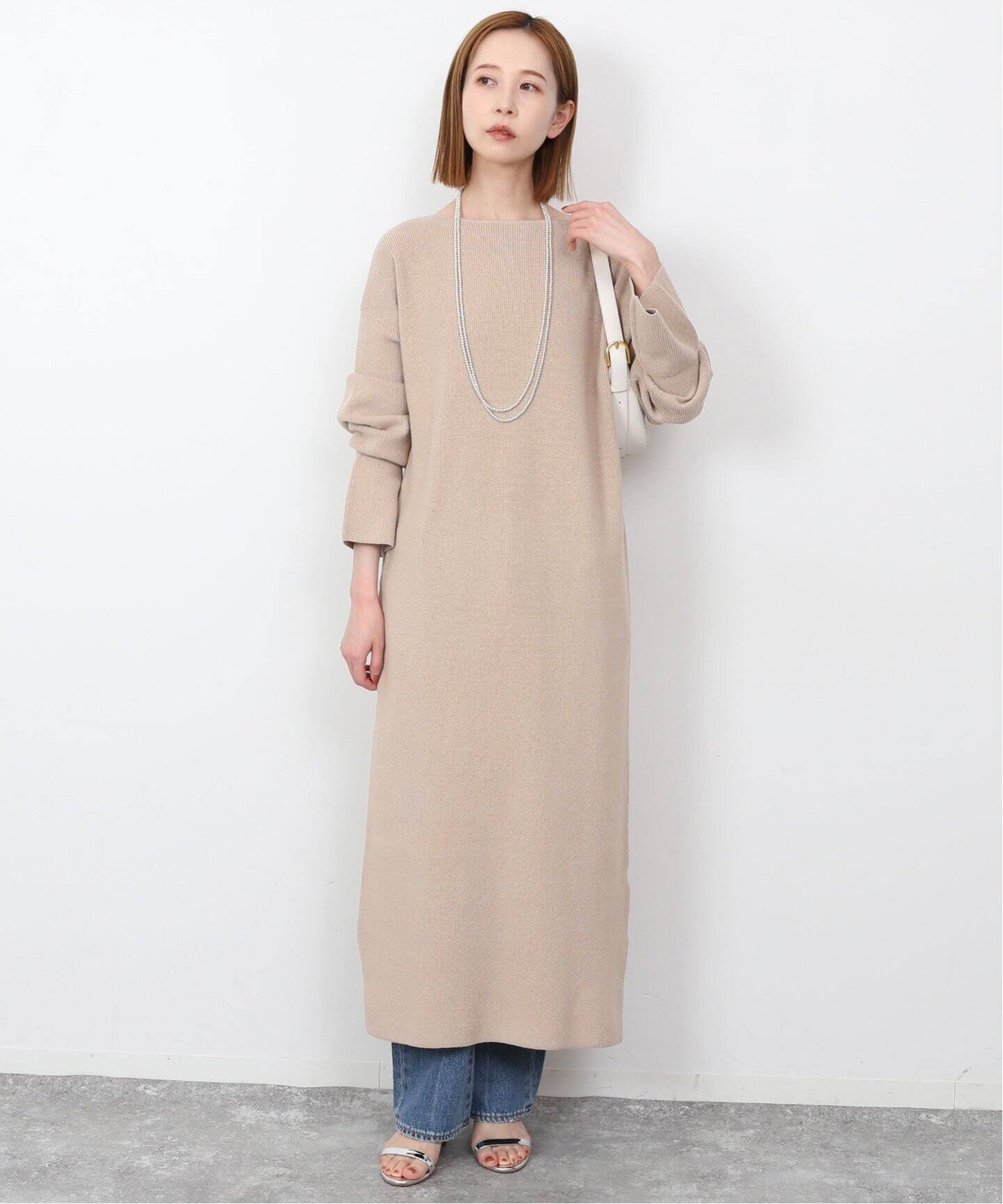 フレアスリーブニットワンピース（ワンピース）｜SLOBE IENA（スローブ  