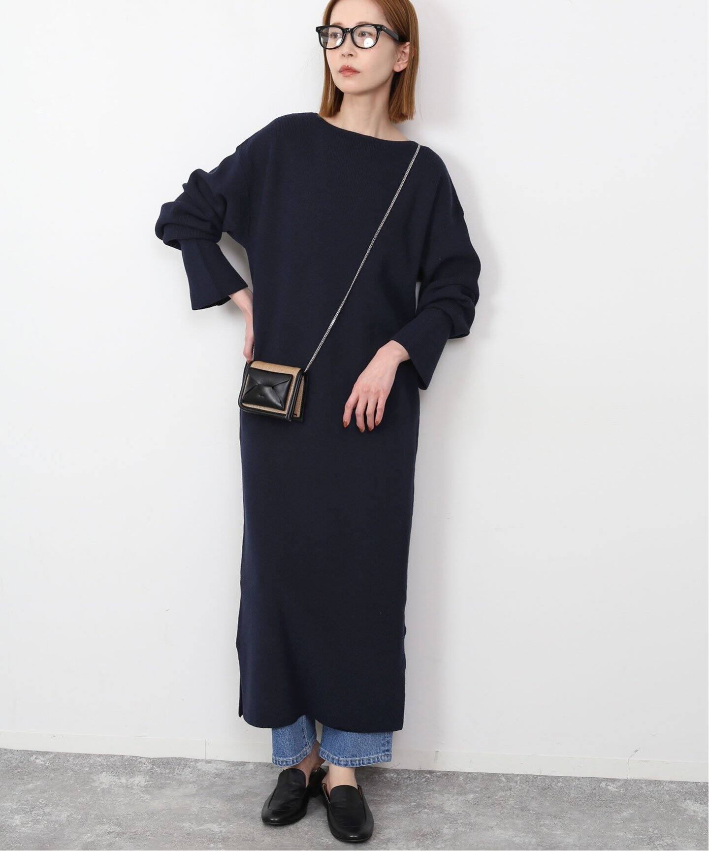 フレアスリーブニットワンピース（ワンピース）｜SLOBE IENA（スローブ  