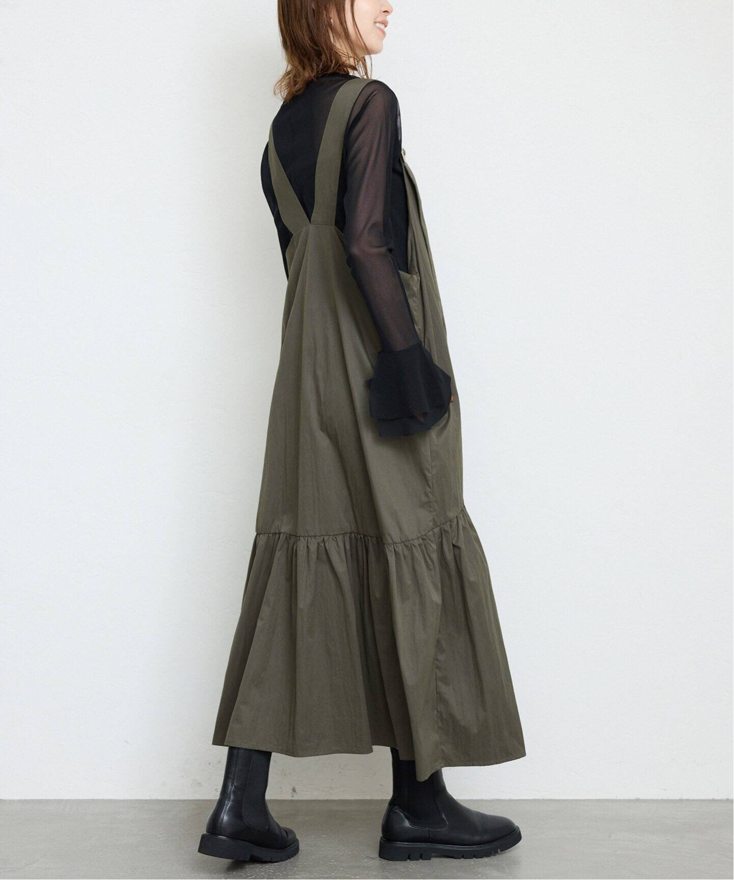 Vネック ギャザージャンスカ（ワンピース）｜SLOBE IENA（スローブ  