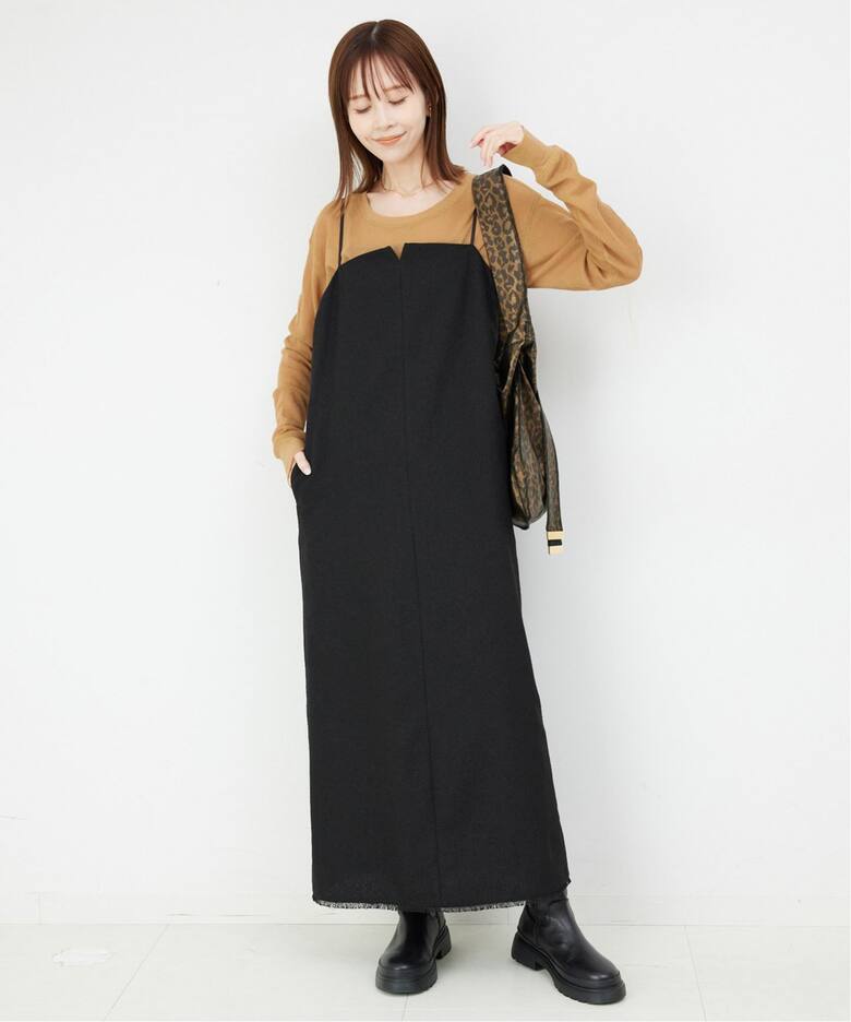 ヘリンボーンキャミワンピース（ワンピース）｜SLOBE IENA（スローブ  