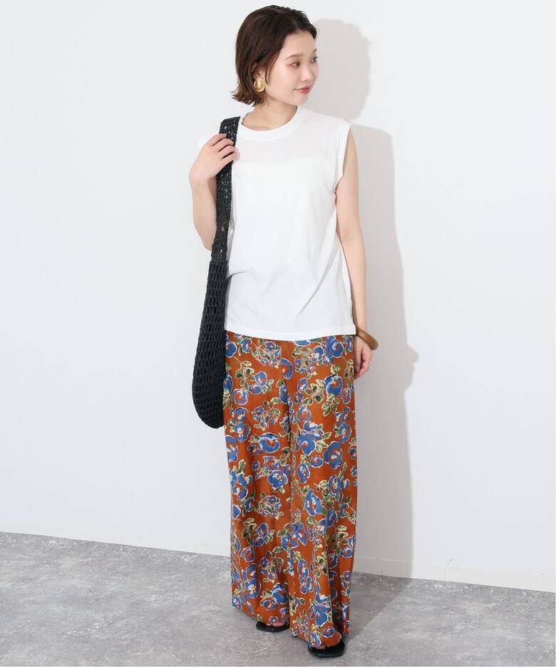 追加/2枚セット》アイラインキャミワンピース×ノースリーブTEEセット  