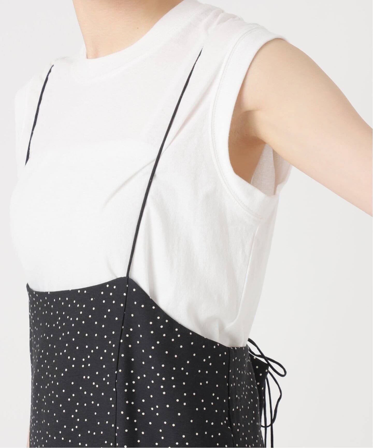 WEB限定/追加2/2枚セット》アイラインキャミワンピース×ノースリーブ