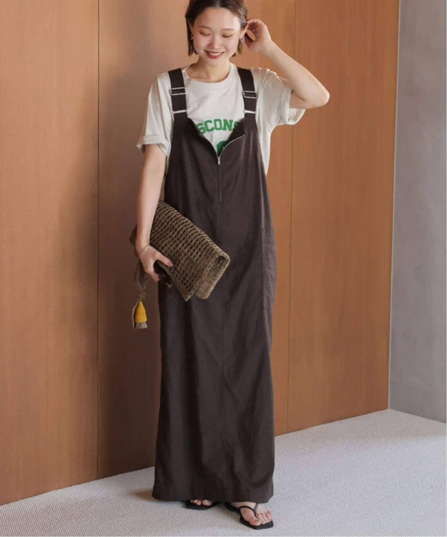 追加7》アイラインジャンパースカート（ワンピース）｜SLOBE IENA  