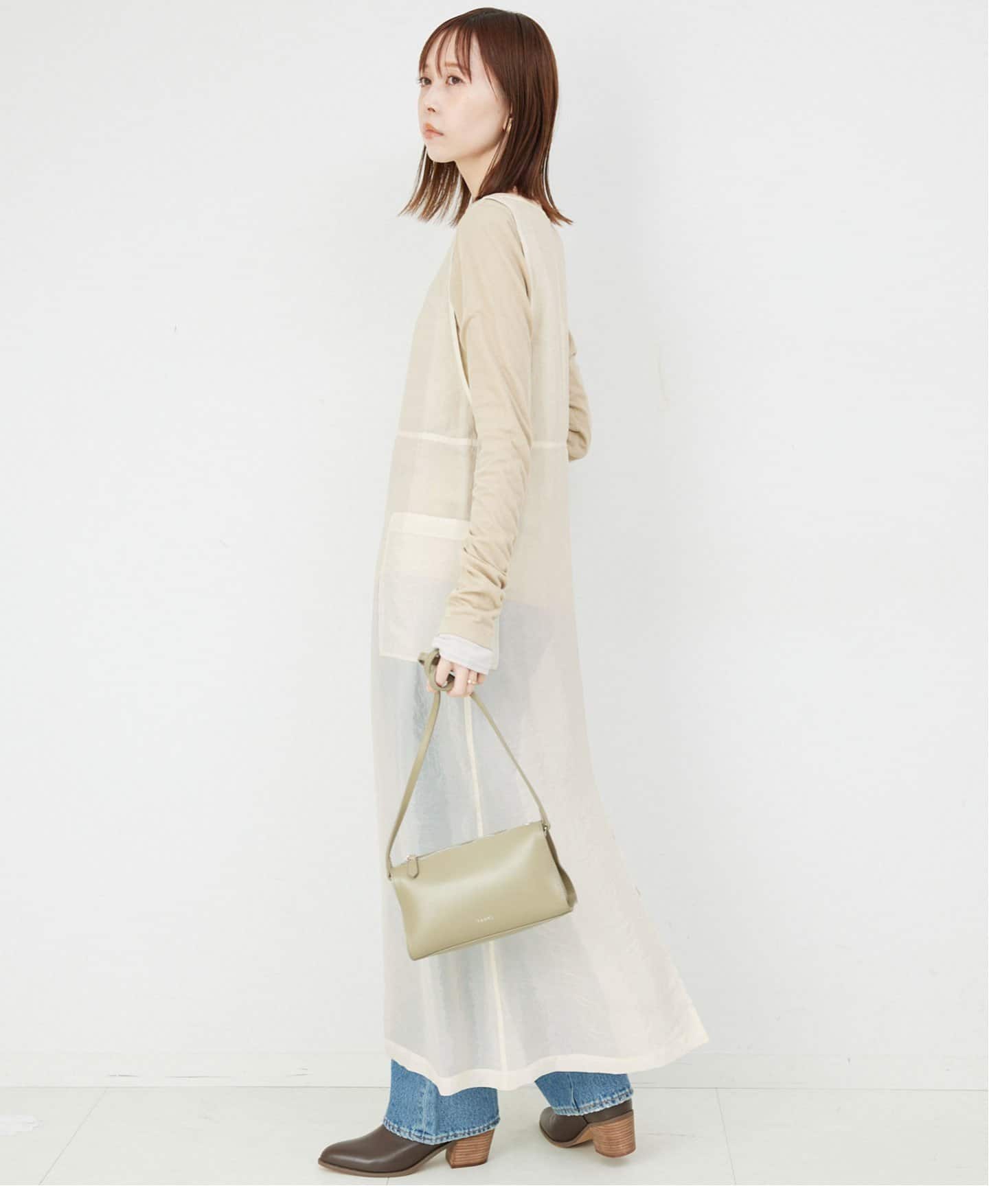 オーガンジーUネックプルオーバー（ワンピース）｜SLOBE IENA