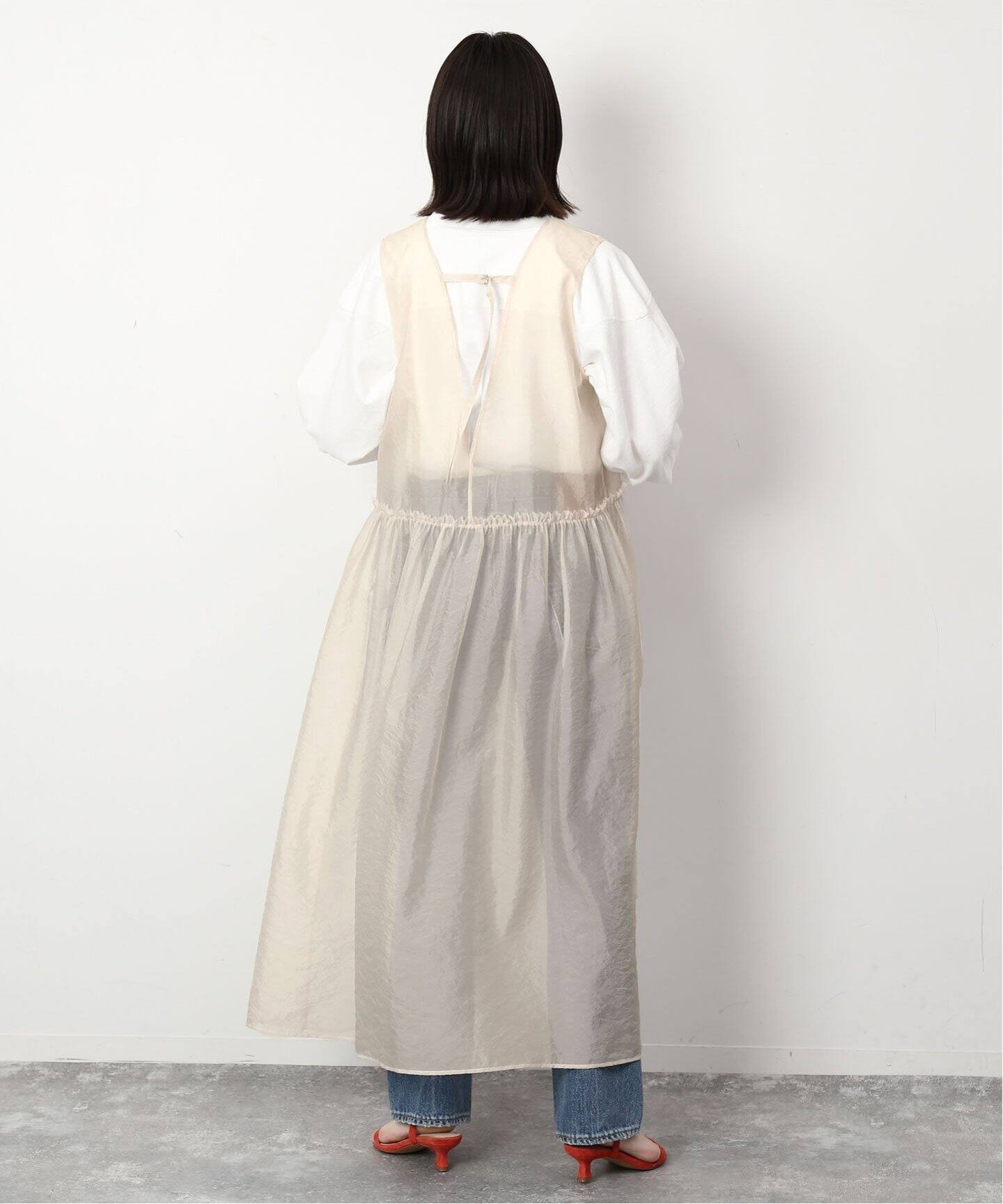 オーガンジーレイヤードワンピース（ワンピース）｜SLOBE IENA  