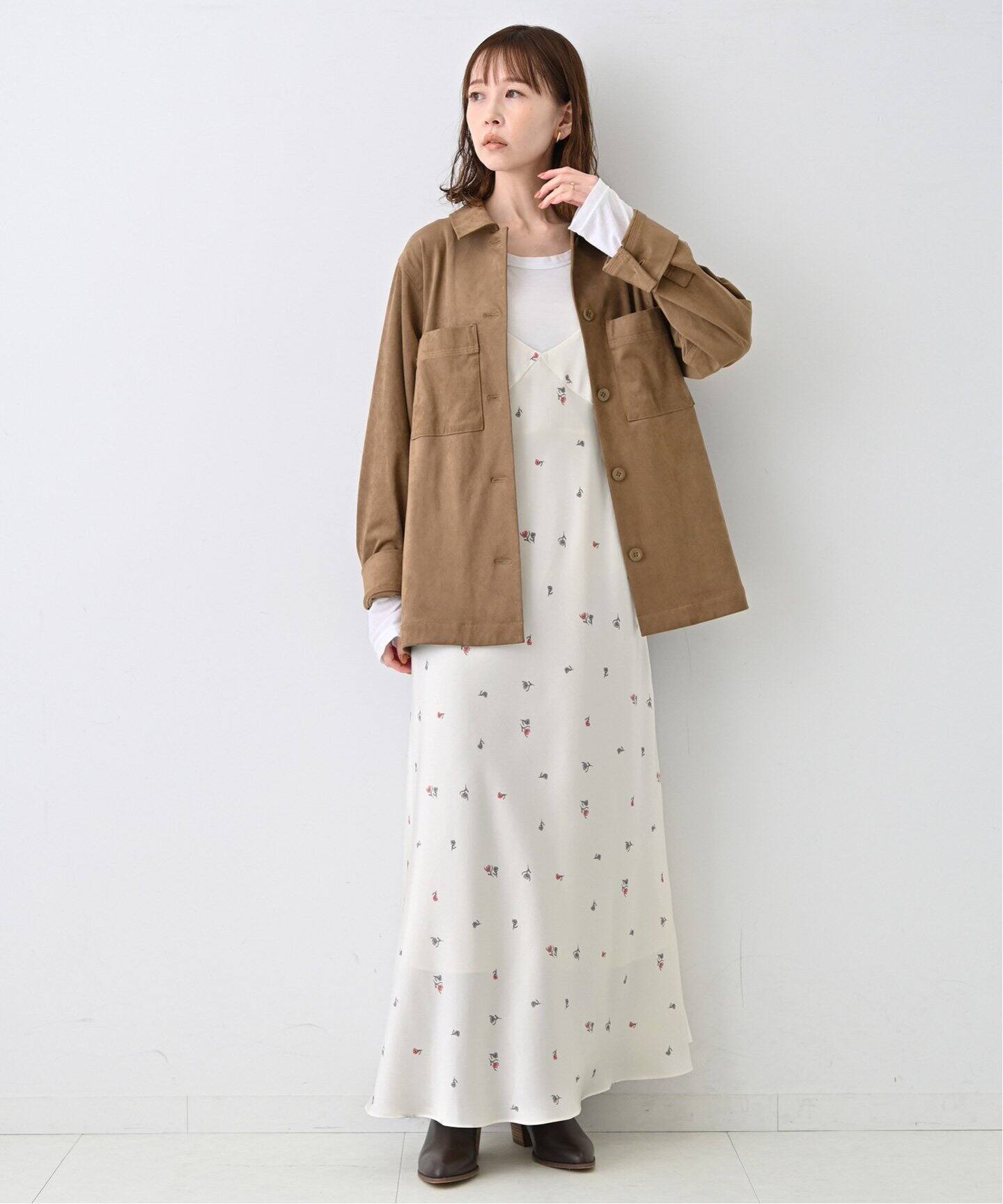 LES FLEURS キャミワンピース(ワンピース)|SLOBE IENA LES FLEURS キャミワンピース(ワンピース)|SLOBE IENA
