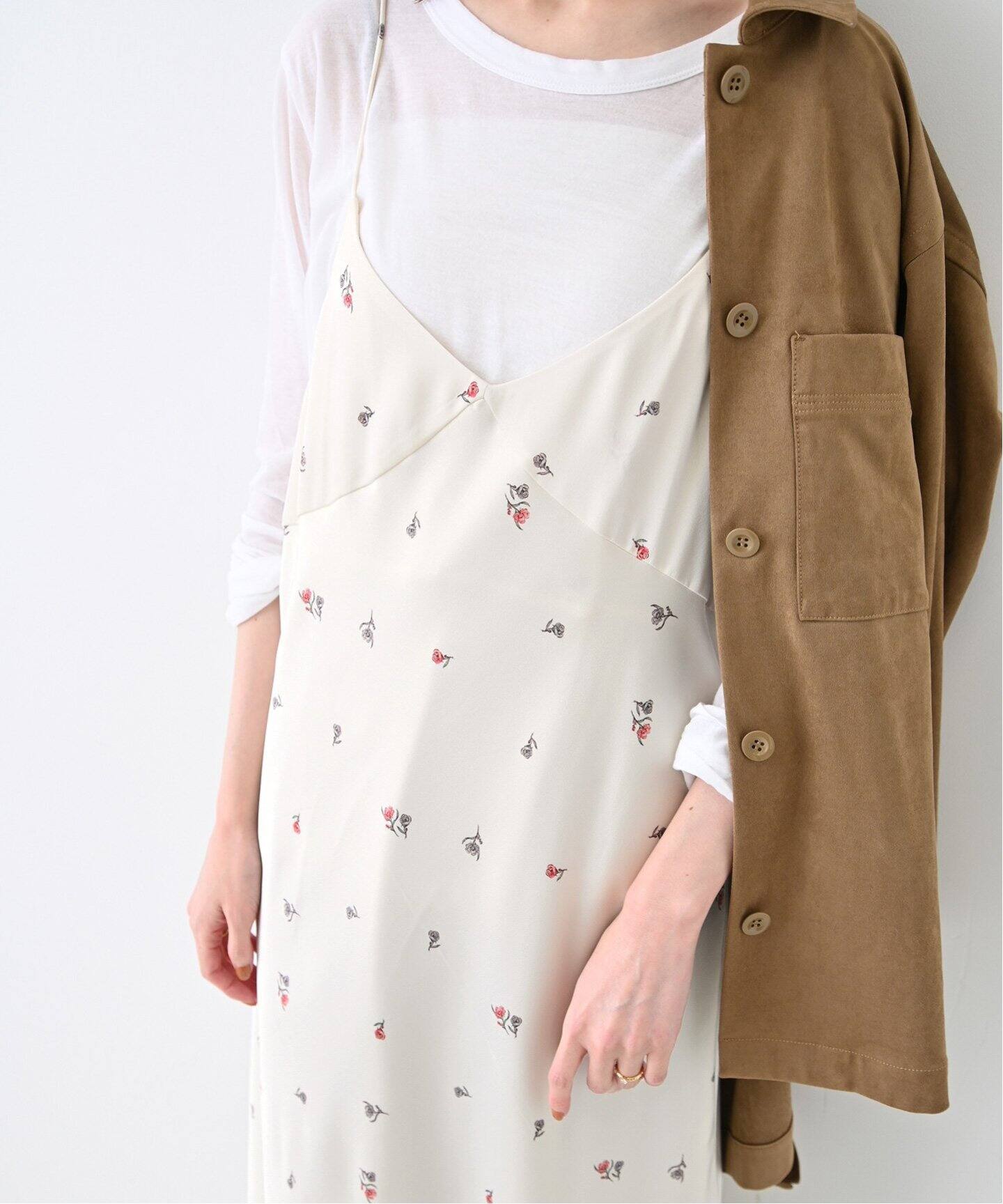 LES FLEURS キャミワンピース(ワンピース)|SLOBE IENA LES FLEURS キャミワンピース(ワンピース)|SLOBE IENA
