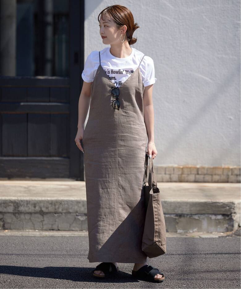 リネンIラインキャミワンピース（ワンピース）｜SLOBE IENA（スローブ  