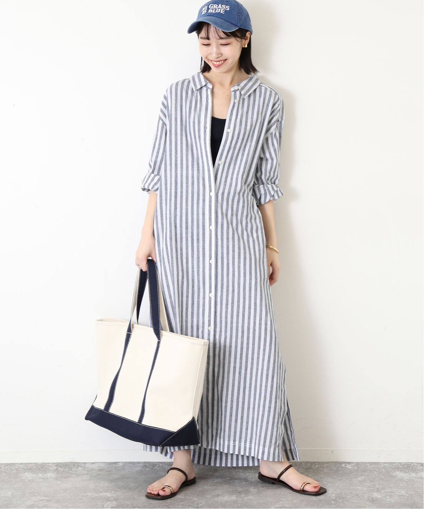 リネン混シャツワンピース（シャツワンピース）｜SLOBE IENA（スローブ  