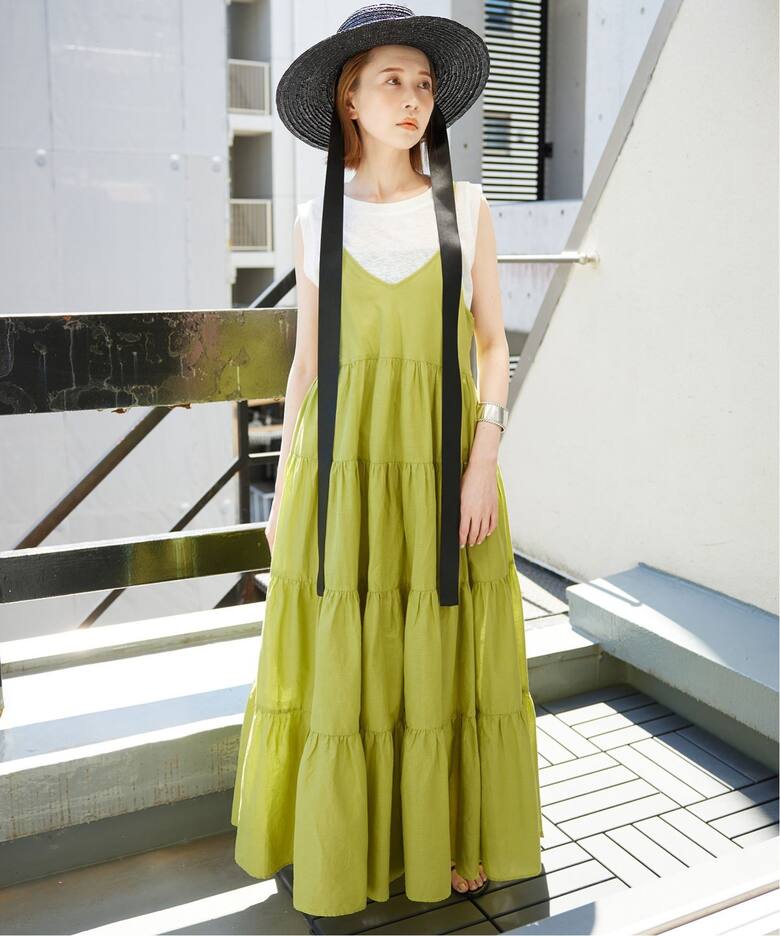 ティアードキャミワンピース（ワンピース）｜SLOBE IENA（スローブ  