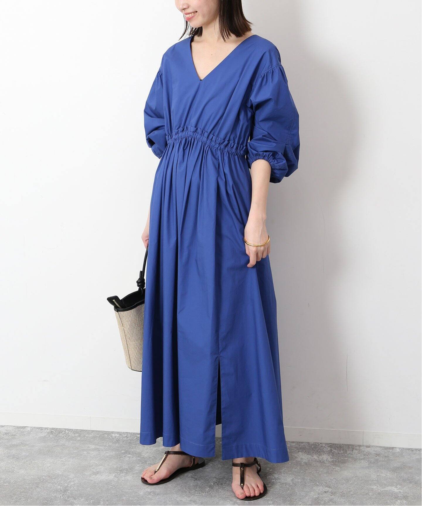 タイプライターVネックワンピース（ワンピース）｜SLOBE IENA  