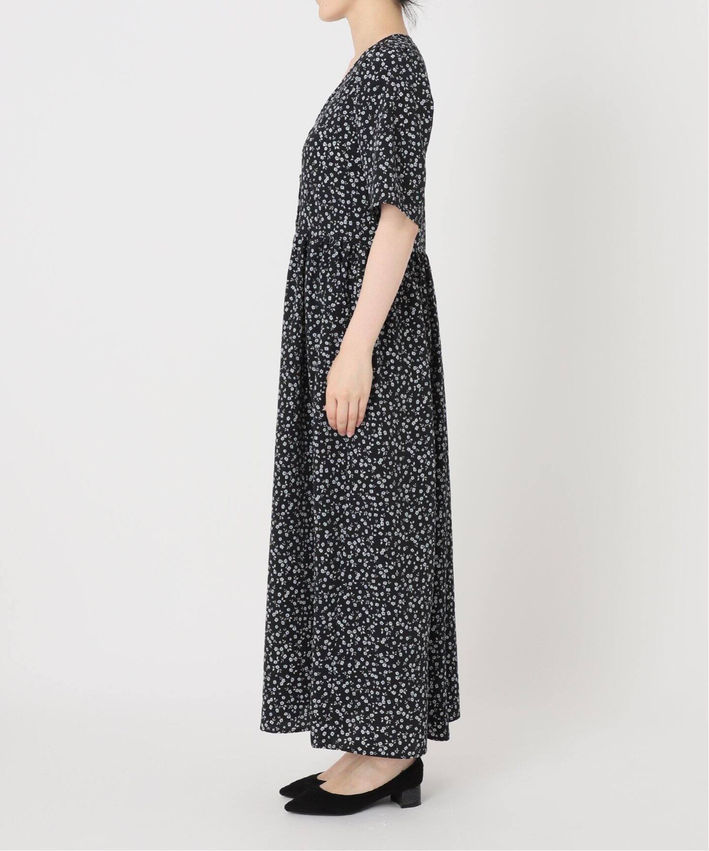 フラワープリントフロントボタンワンピース（ワンピース）｜SLOBE IENA  