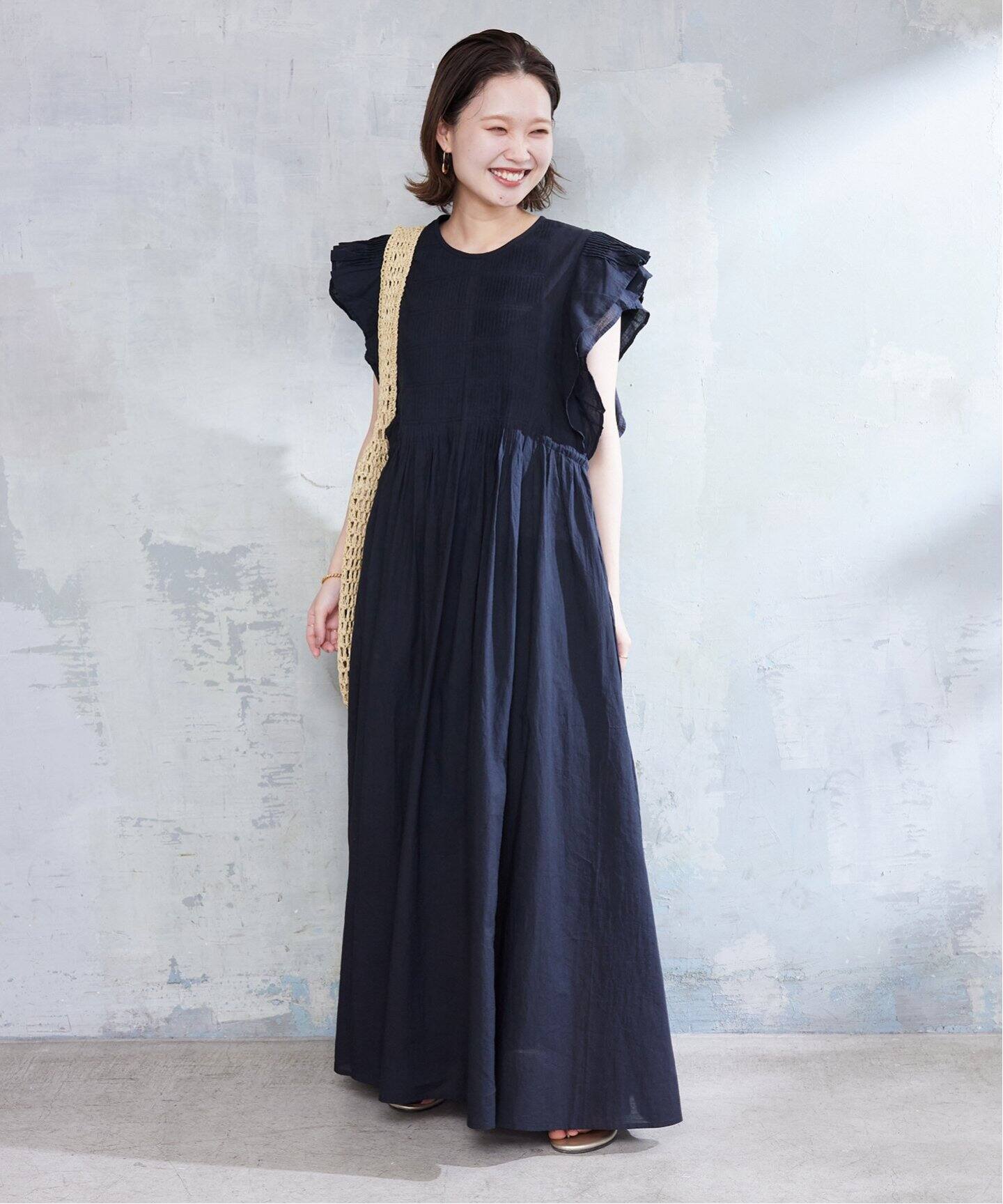 ピンタックフリルワンピース（ワンピース）｜SLOBE IENA（スローブ  