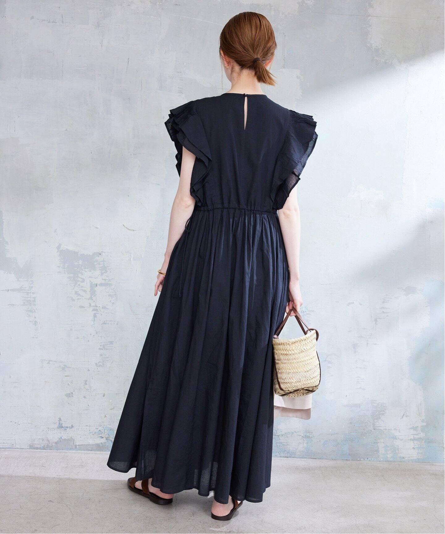 ピンタックフリルワンピース（ワンピース）｜SLOBE IENA（スローブ  