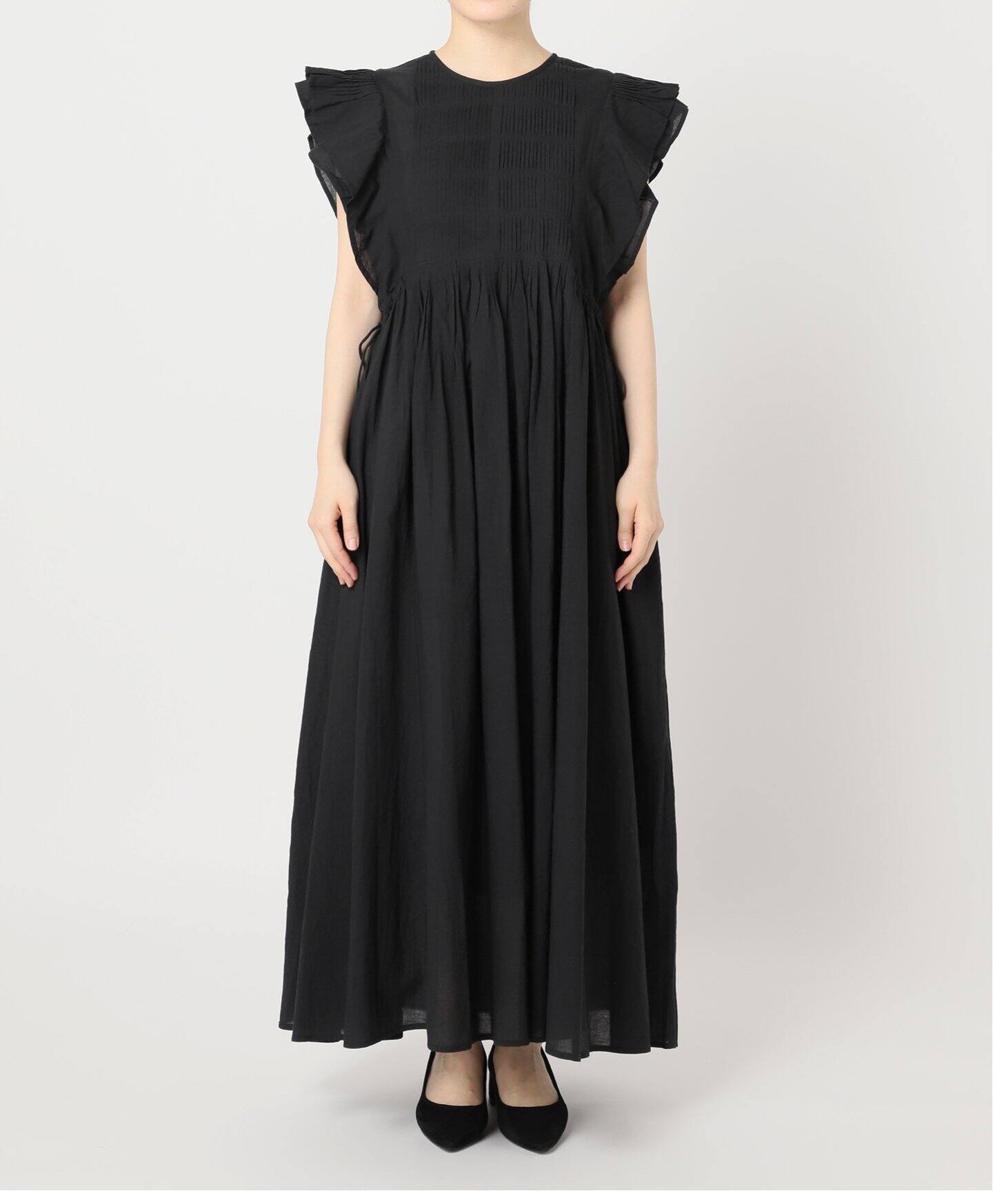 SLOBE IENA ピンタックフリル ワンピース