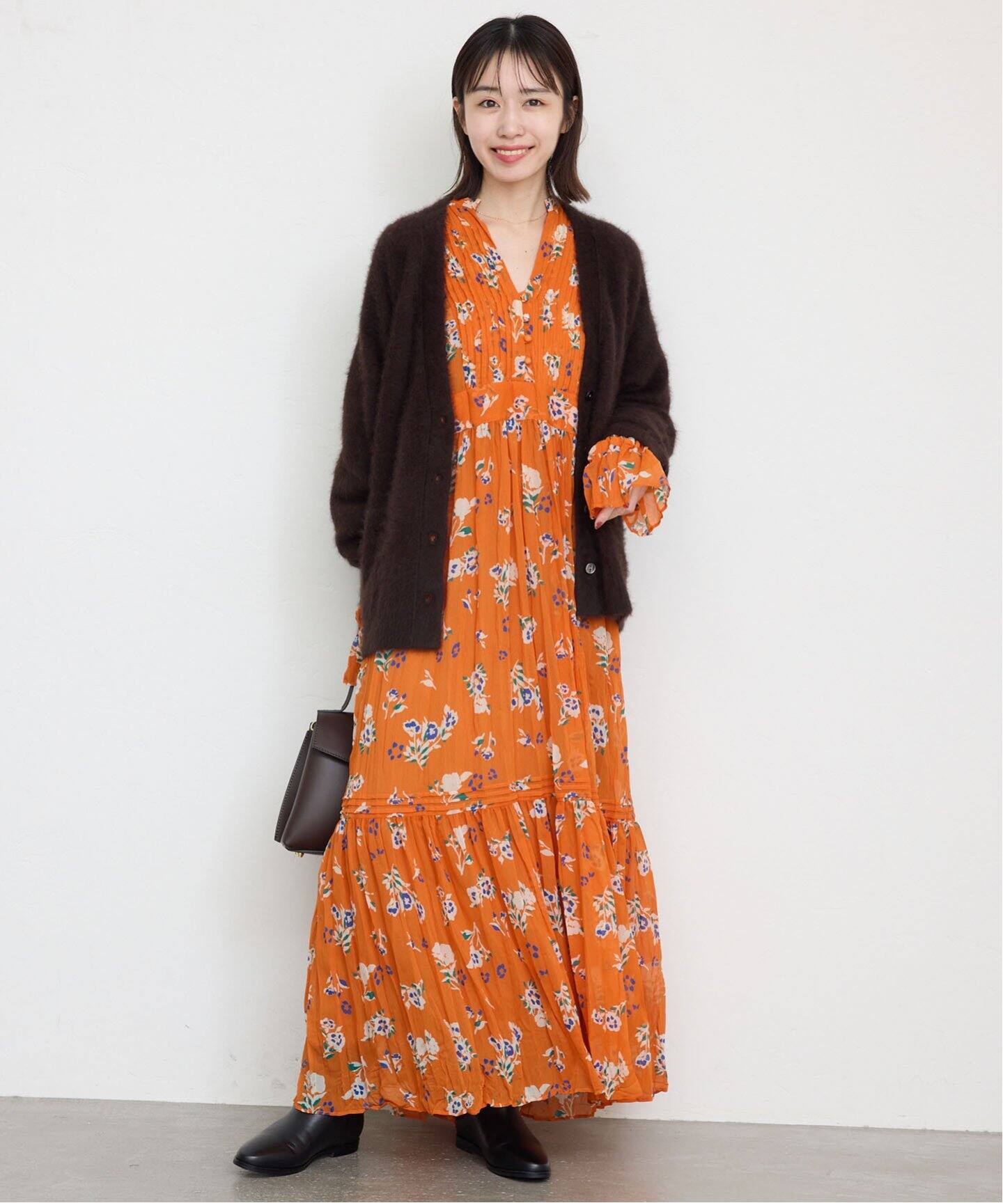 ヴィンテージフラワープリントワンピース（ワンピース）｜SLOBE IENA  