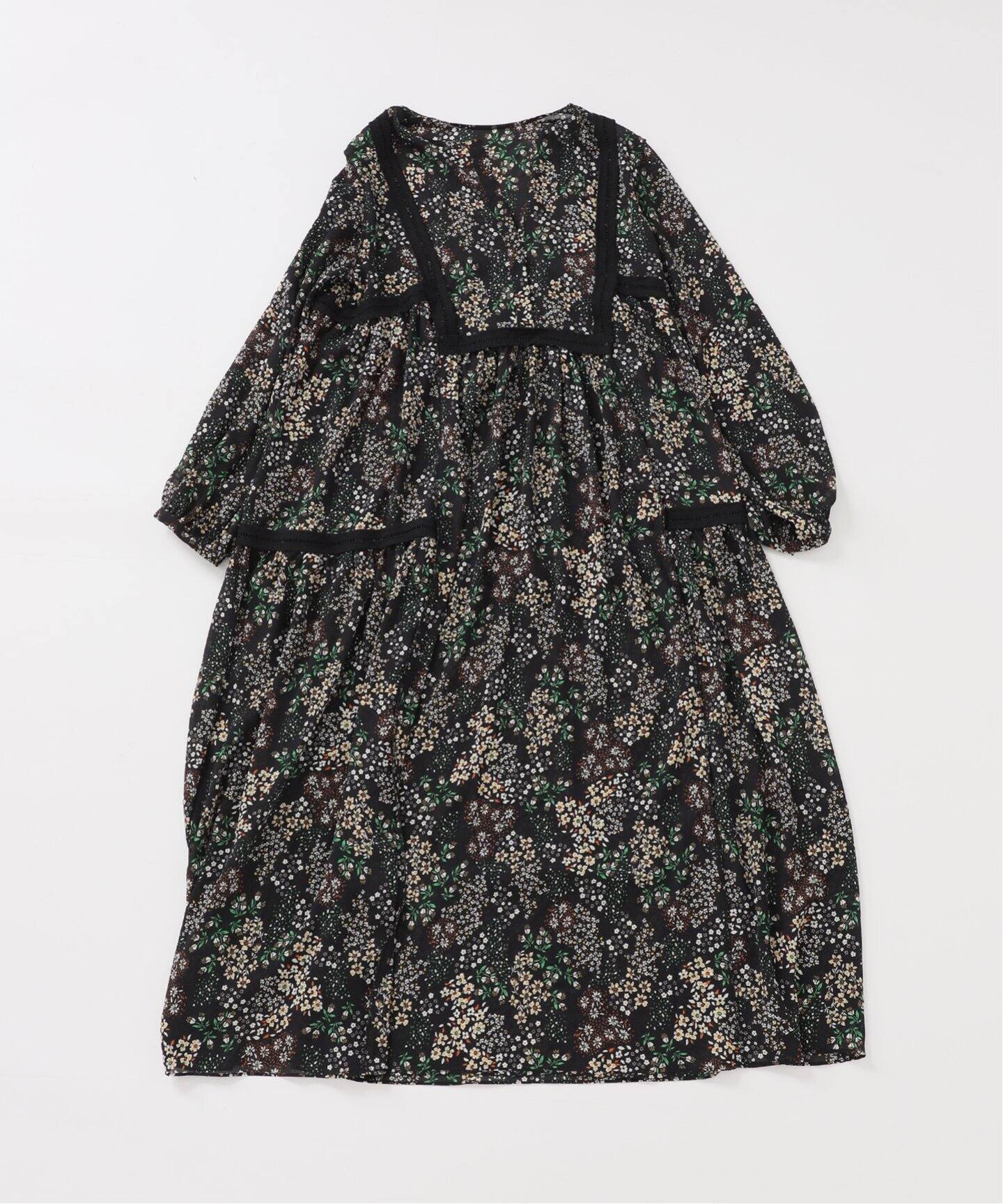WEB限定/追加》FLOWER PRINT ワンピース（ワンピース）｜SLOBE IENA 