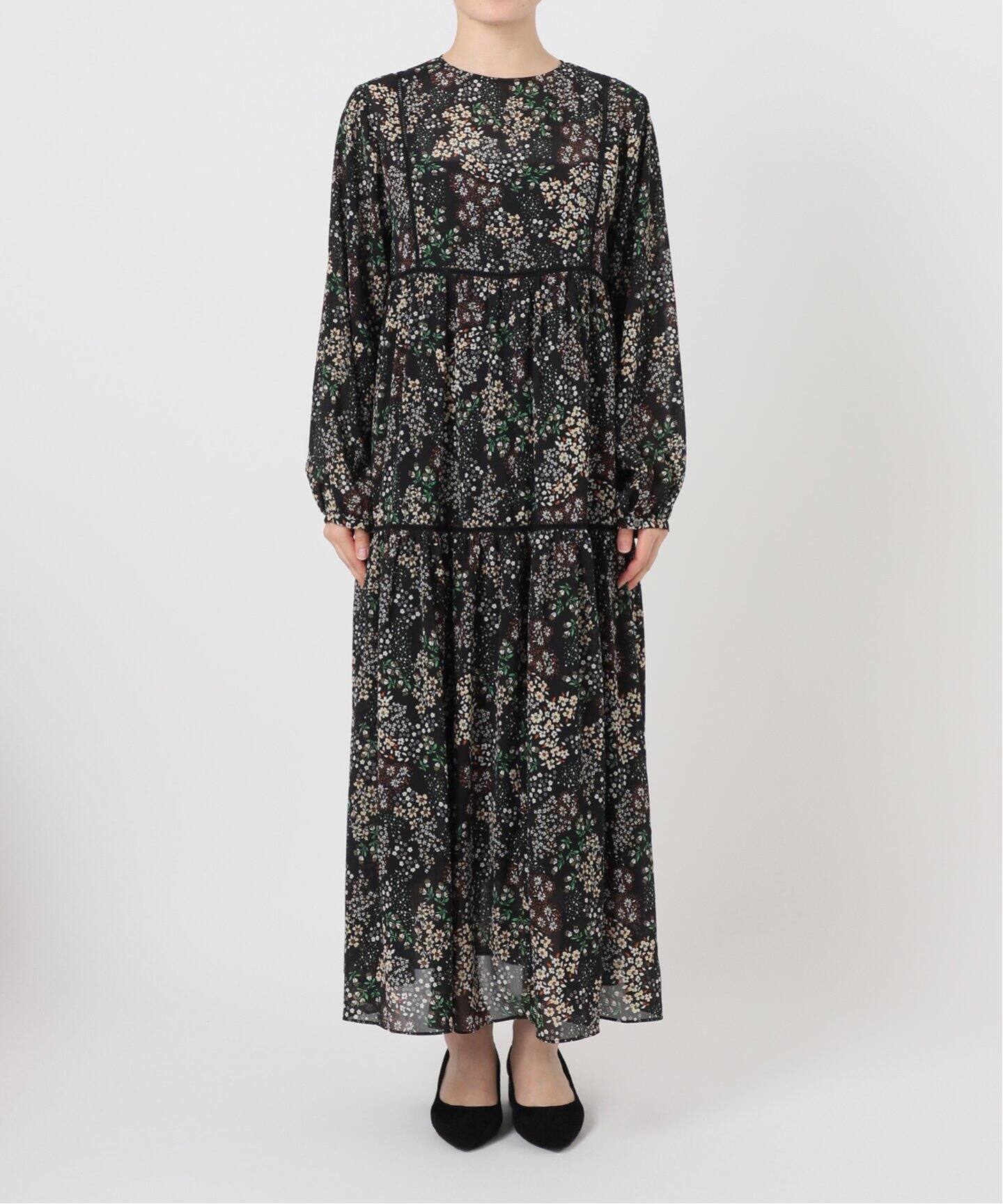 WEB限定/追加2》FLOWER PRINT ワンピース（ワンピース）｜SLOBE IENA  