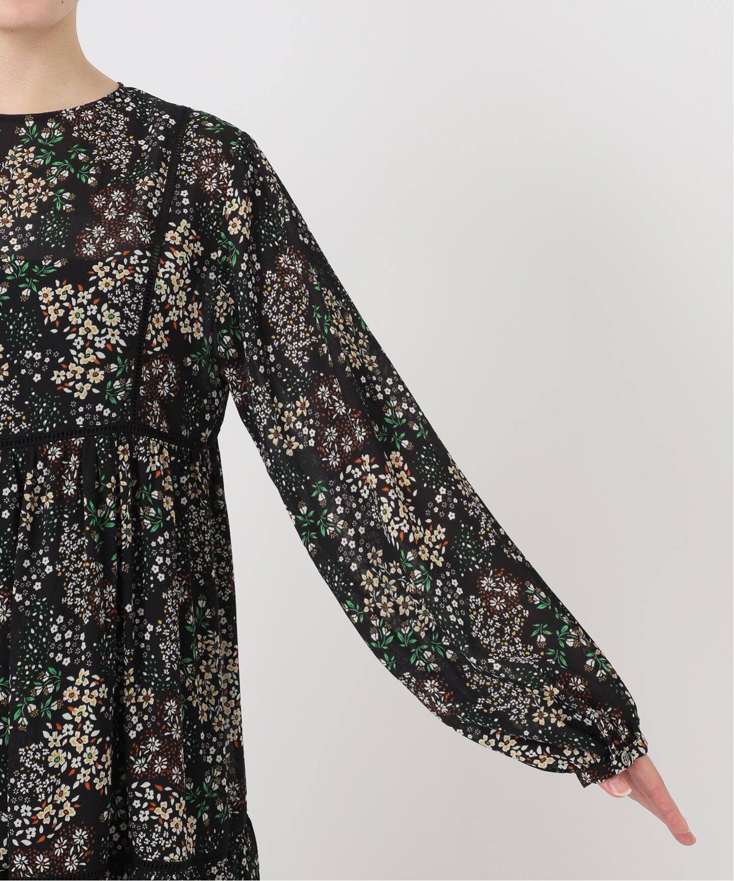WEB限定/追加2》FLOWER PRINT ワンピース（ワンピース）｜SLOBE IENA 
