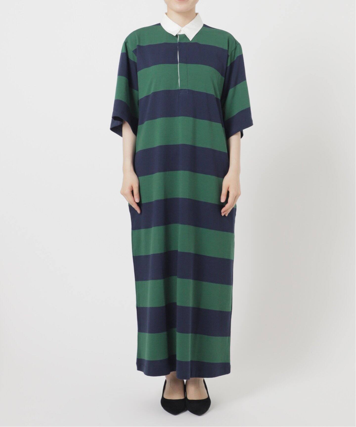 ワイドボーダーナローラガーワンピース（ワンピース）｜SLOBE IENA  
