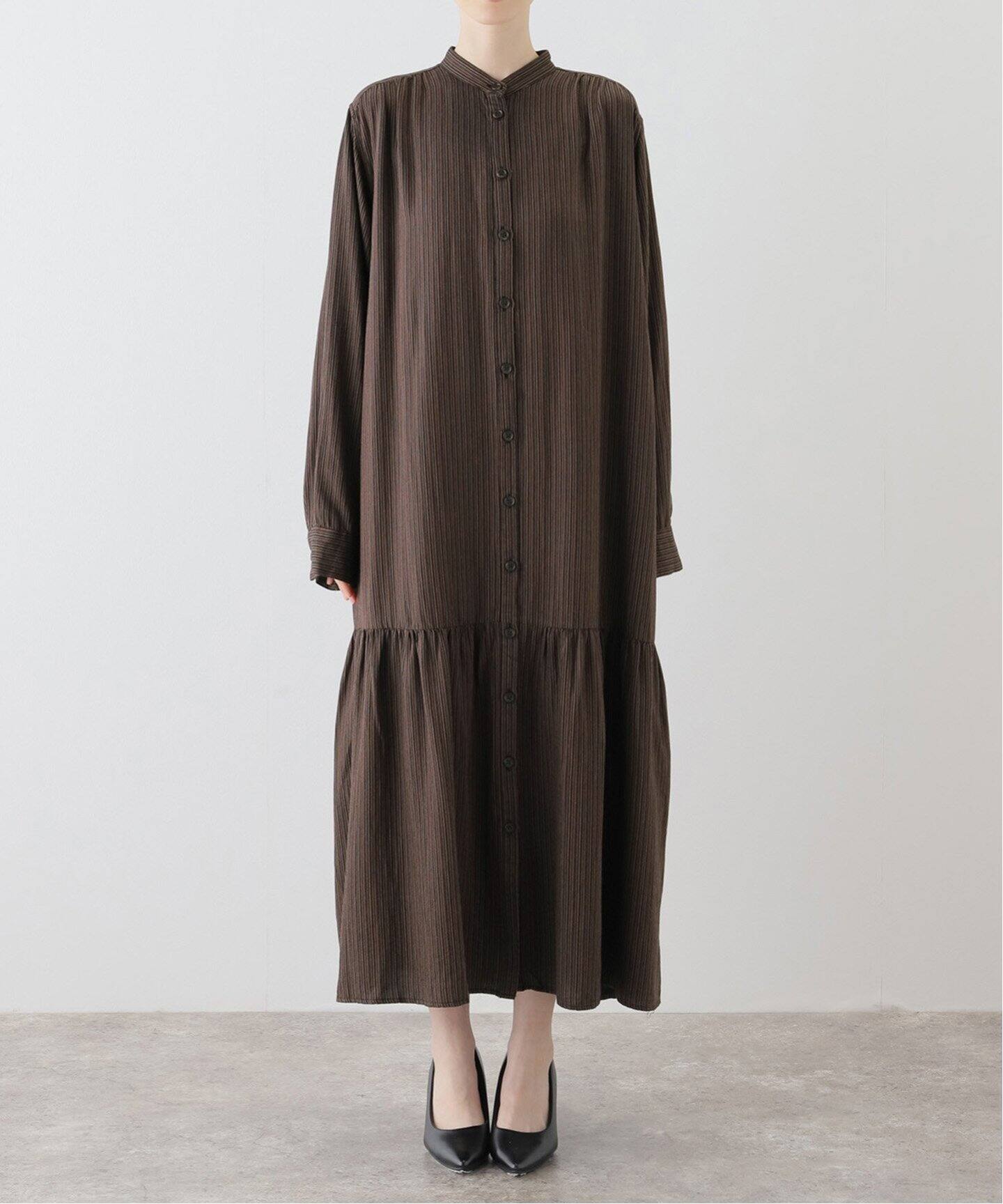 ティアードヘムシャツワンピ（ワンピース）｜SLOBE IENA（スローブ  