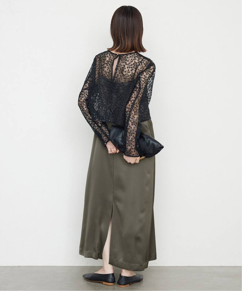 habi Spangle ブラウス×Cami Dress（ワンピース）｜SLOBE IENA 