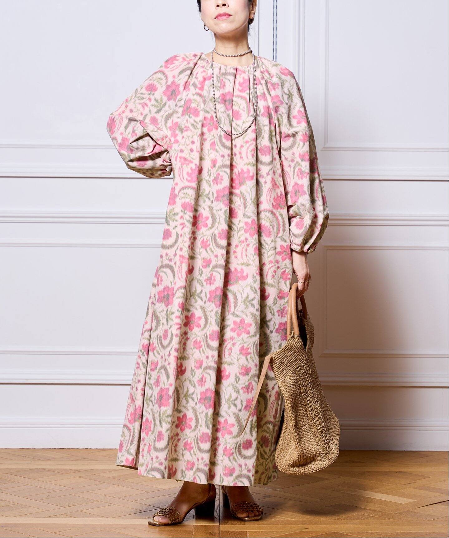 IENA LA BOUCLE NEON タックドレス（ワンピース）｜IENA（イエナ）の  