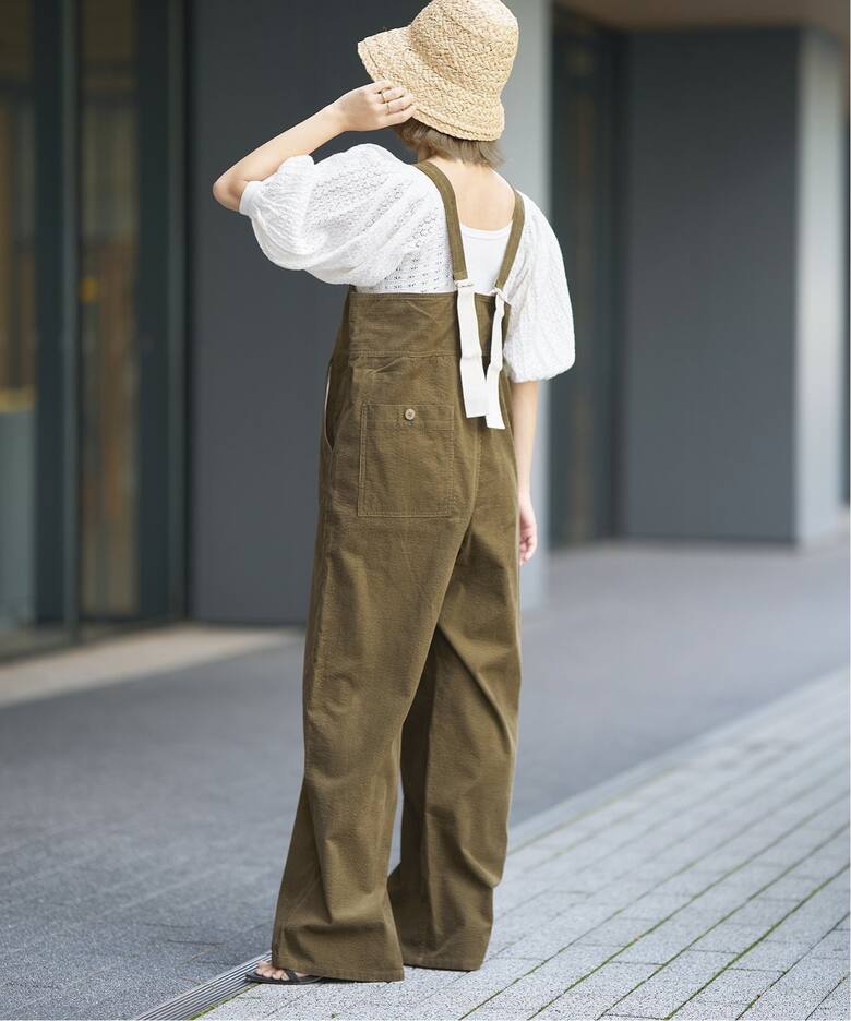 IENA LA BOUCLE 21Wコールオーバーオール（サロペット／オーバーオール 