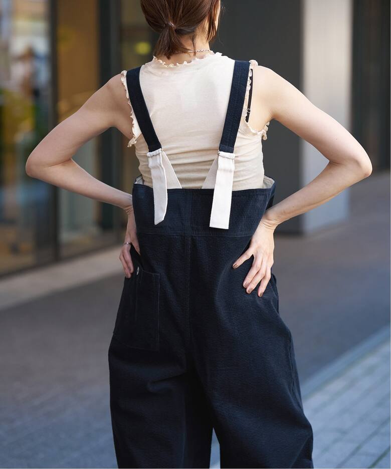 IENA LA BOUCLE 21Wコールオーバーオール（サロペット／オーバーオール 