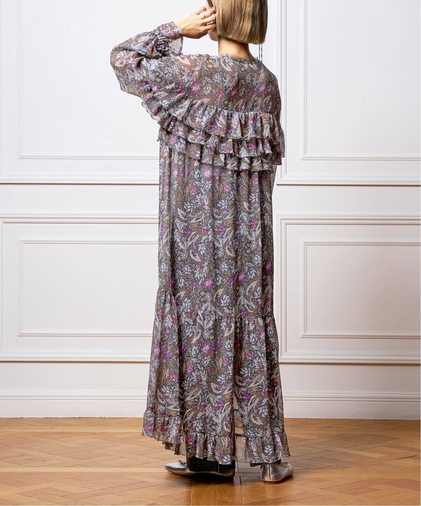 IENA LA BOUCLE ラッフルワンピース（ワンピース）｜IENA（イエナ）の 