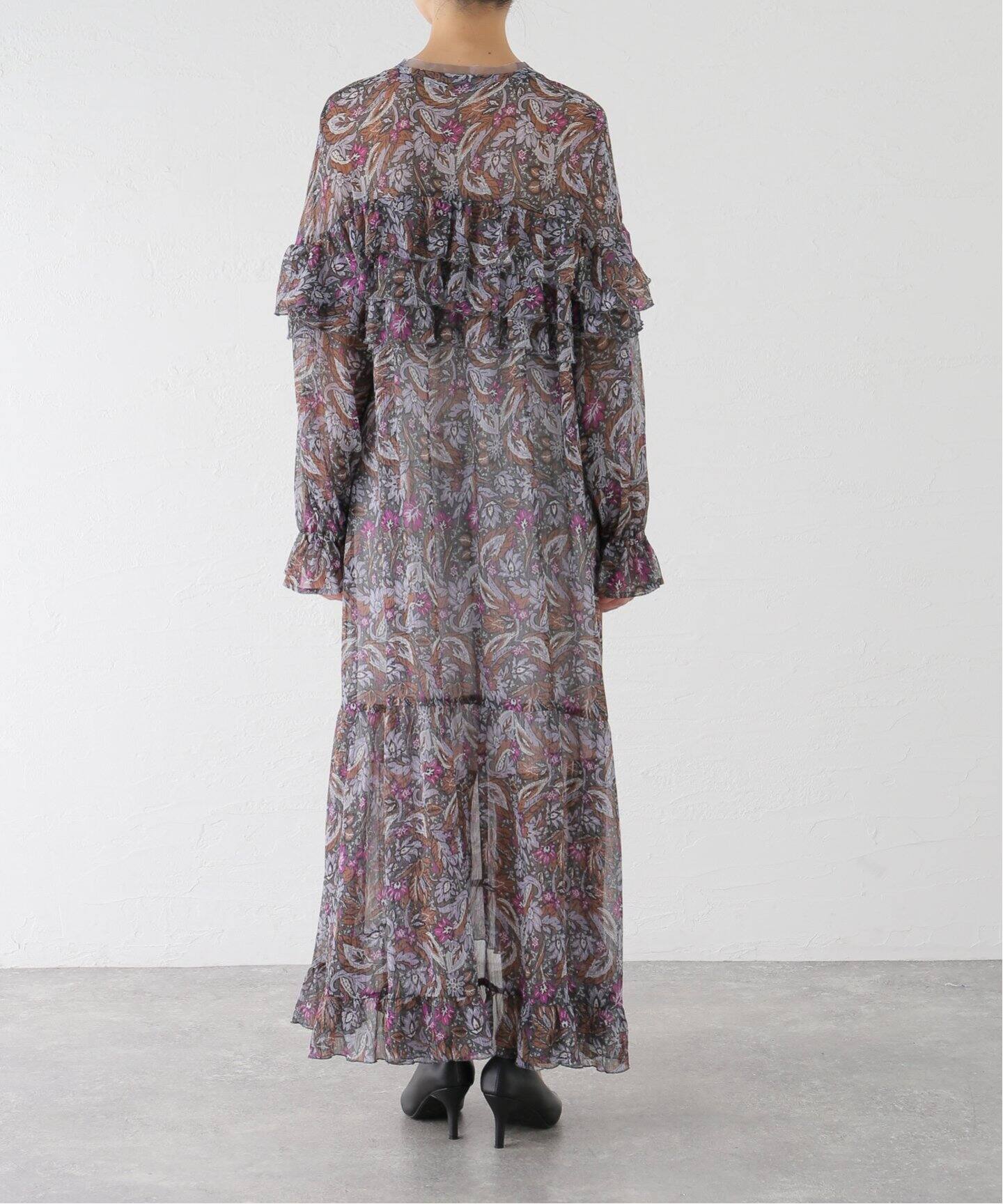 最終お値下げです!」IENA LA BOUCLE 麻ローンオーバーワンピース（IENA  