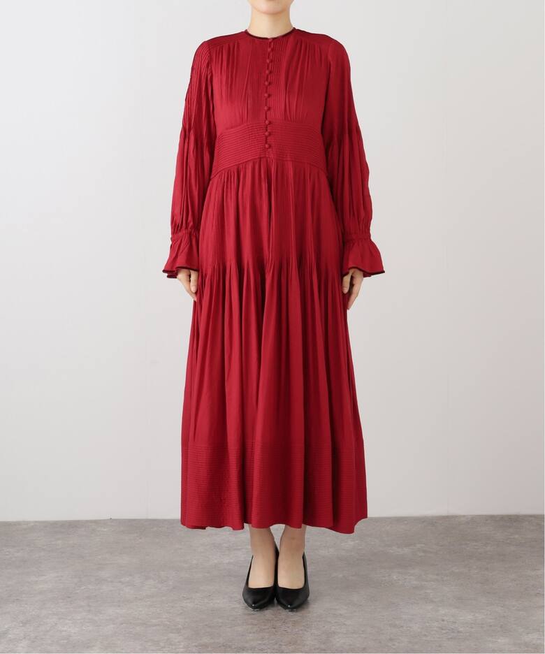 IENA LA BOUCLE ピンタックワンピース（ワンピース）｜IENA（イエナ 
