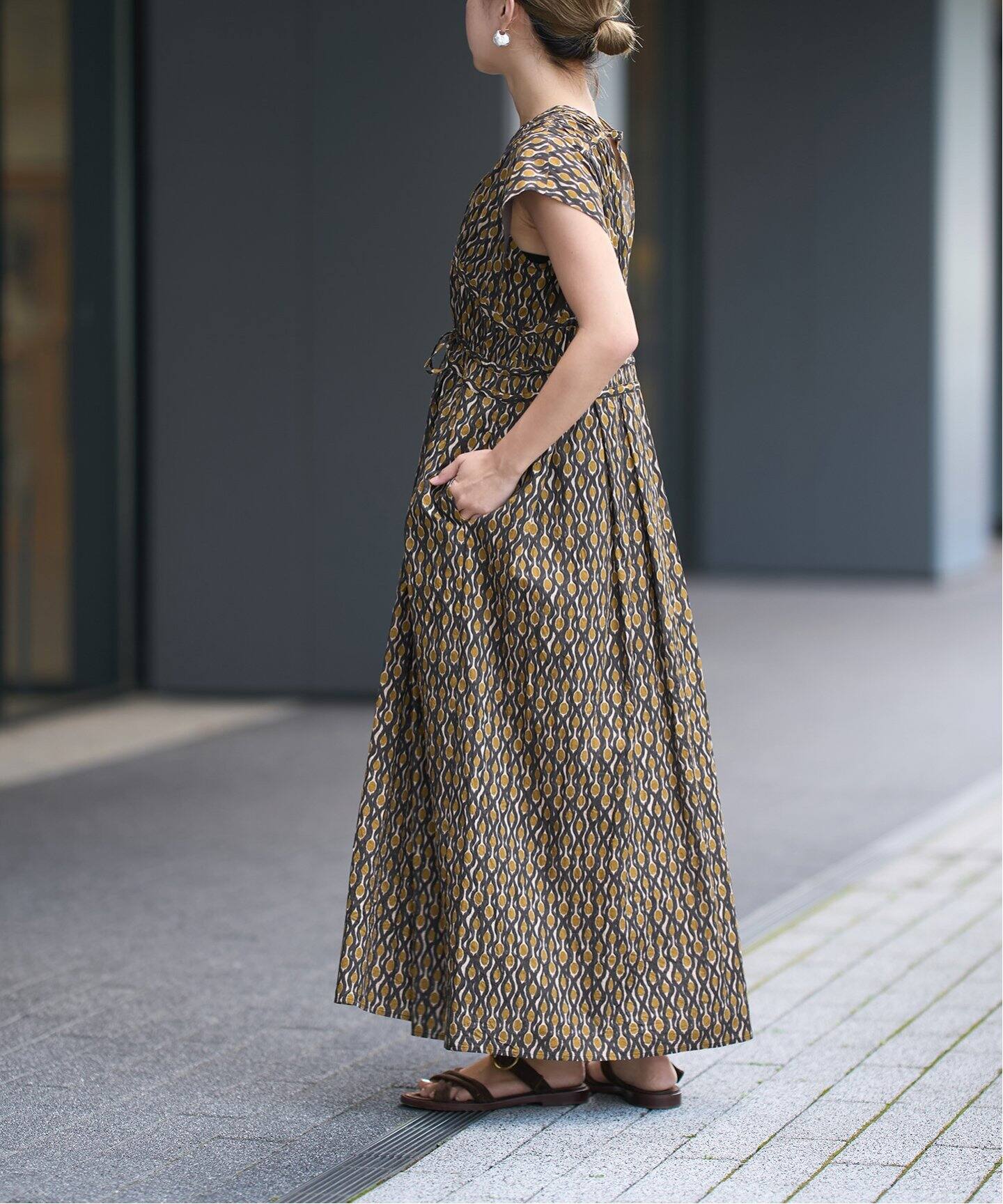 IENA LA BOUCLE DEVEAUX プリントワンピース（ワンピース）｜IENA 