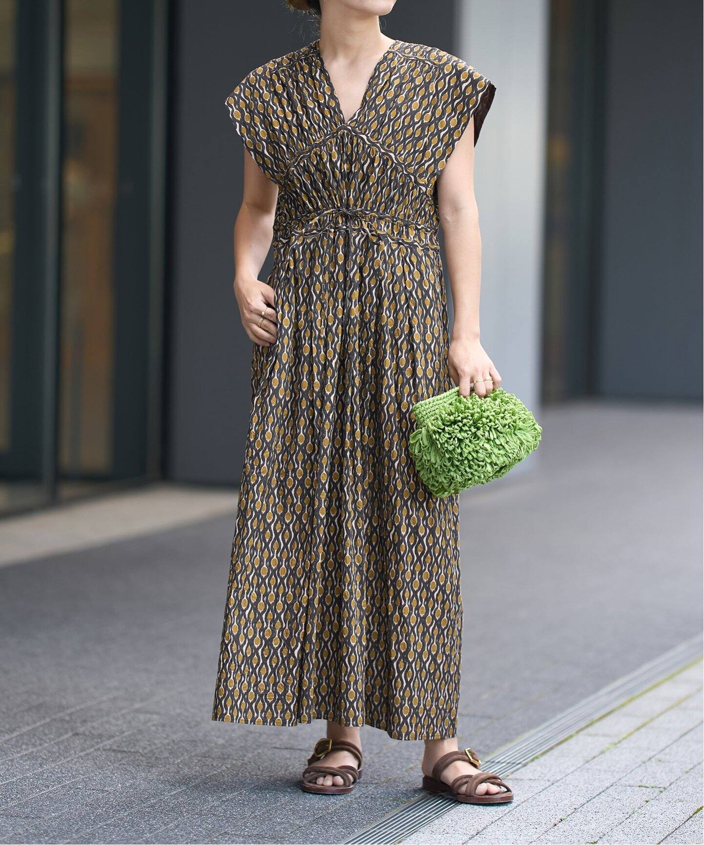 IENA LA BOUCLE DEVEAUX プリントワンピース（ワンピース）｜IENA  