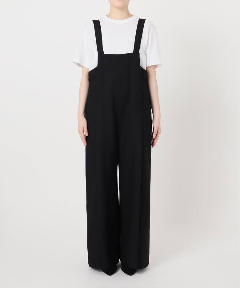 IENA LA BOUCLE ハイツイストウール 40sオーバーパンツ（サロペット 