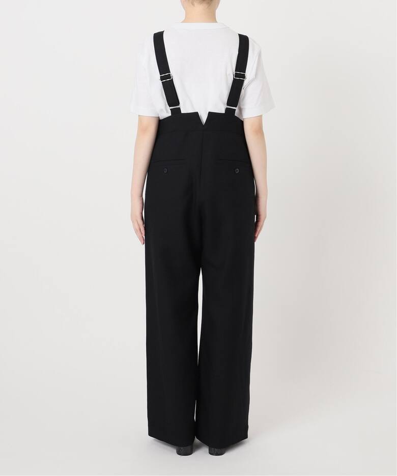 IENA LA BOUCLE ハイツイストウール 40sオーバーパンツ（サロペット  