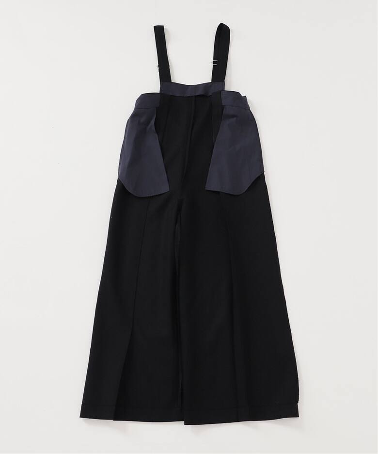 IENA LA BOUCLE ハイツイストウール 40sオーバーパンツ（サロペット  