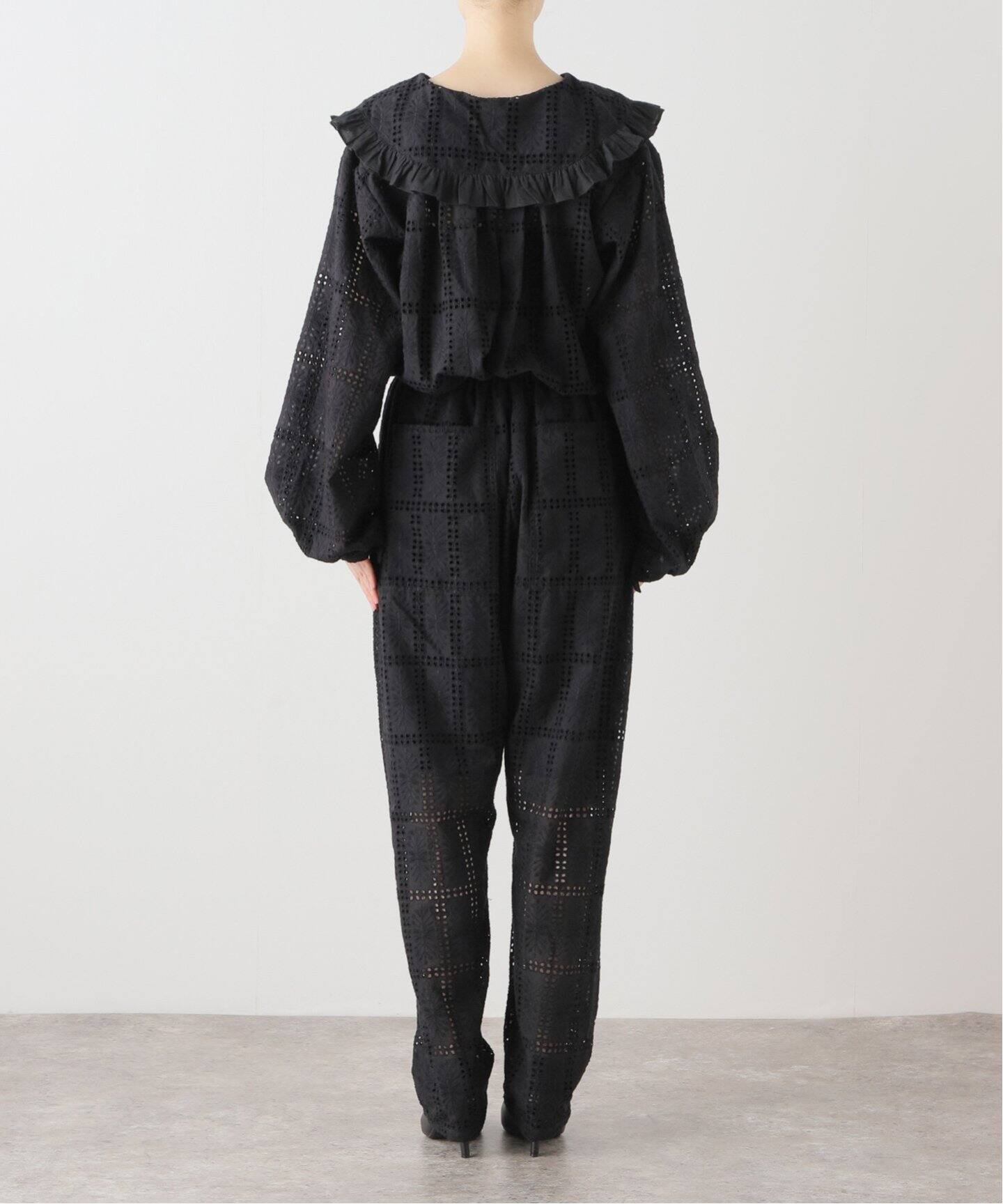 新品未使用タグ付IENA レースオールインワンサロペットフレームワーク