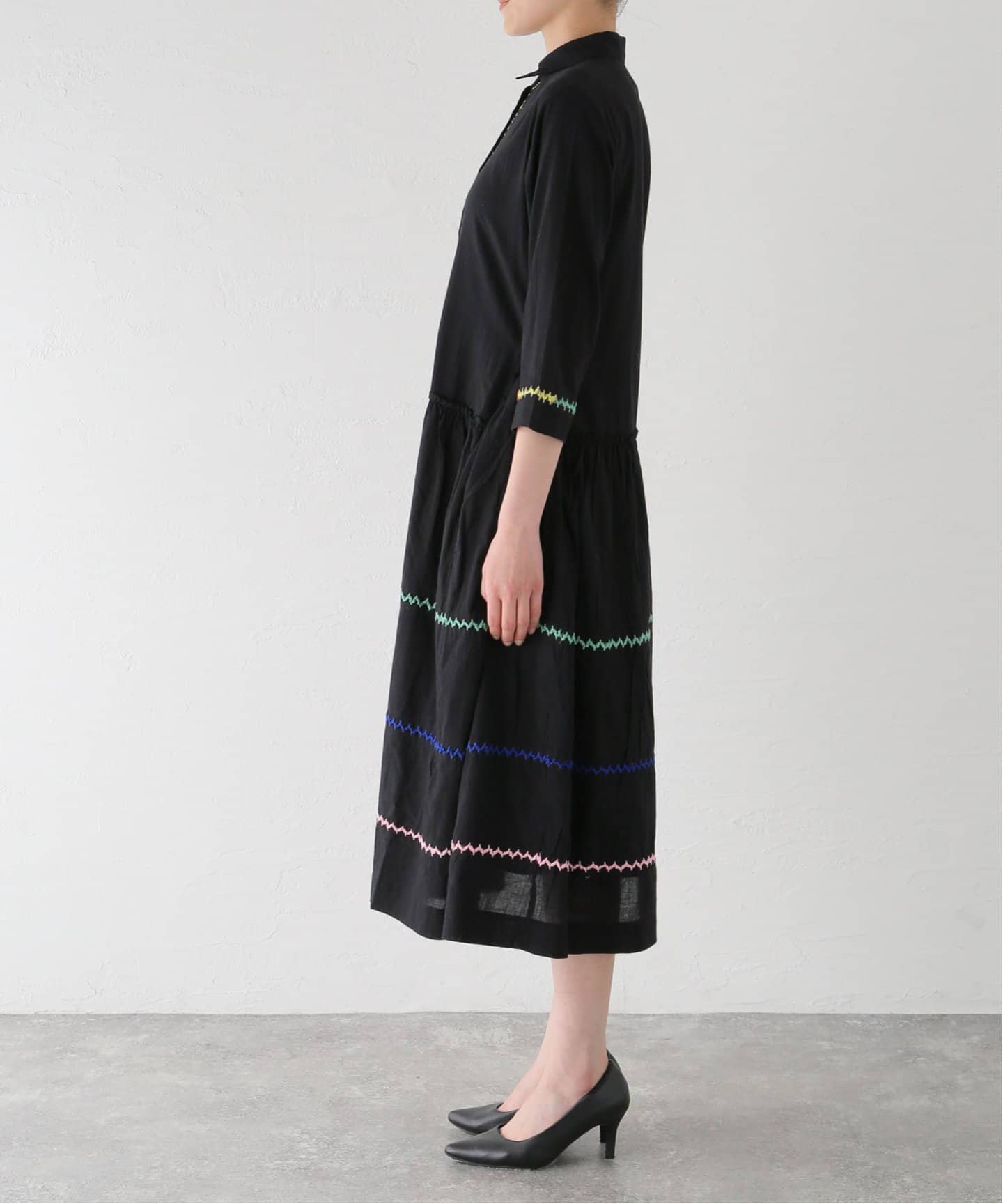 Mii/ミイ】HAND EMBROIDERED LONG ドレス（ワンピース）｜IENA