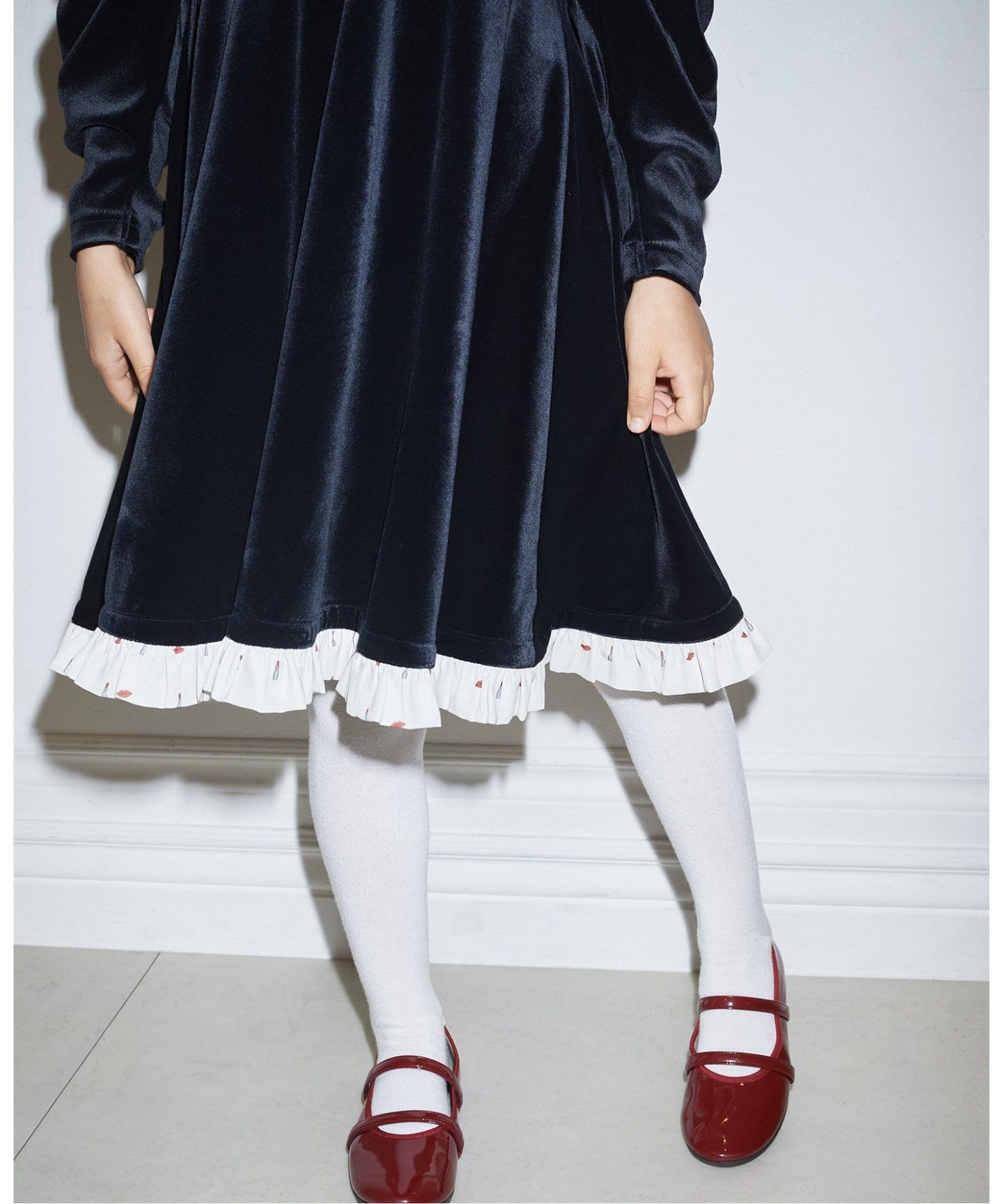 setsuko sagittaire/セツコサジテール】コラボ Noel ドレス kids(100cm