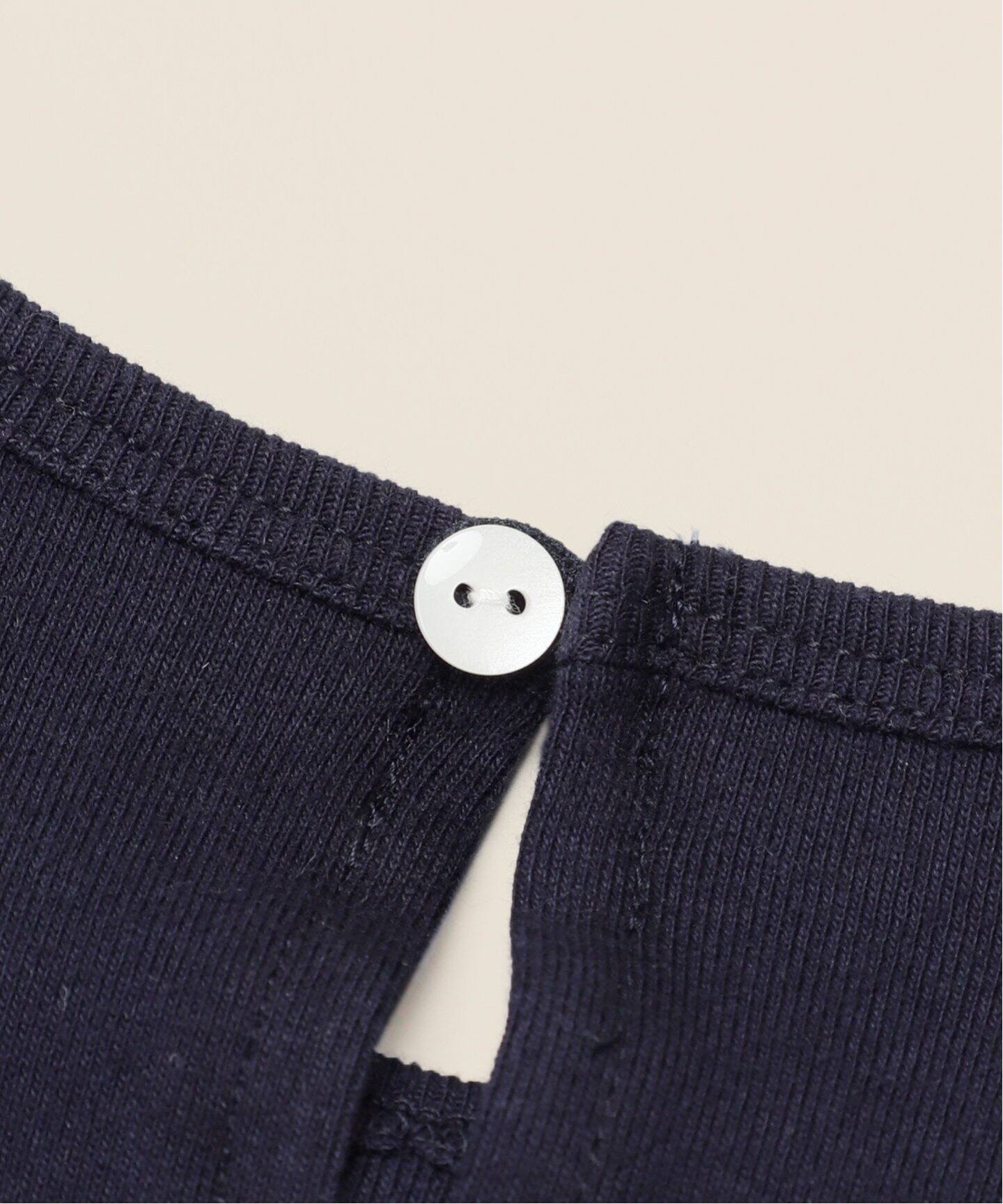 アミカキッズ デニムスカロップドブラウス シャツAMICA kids