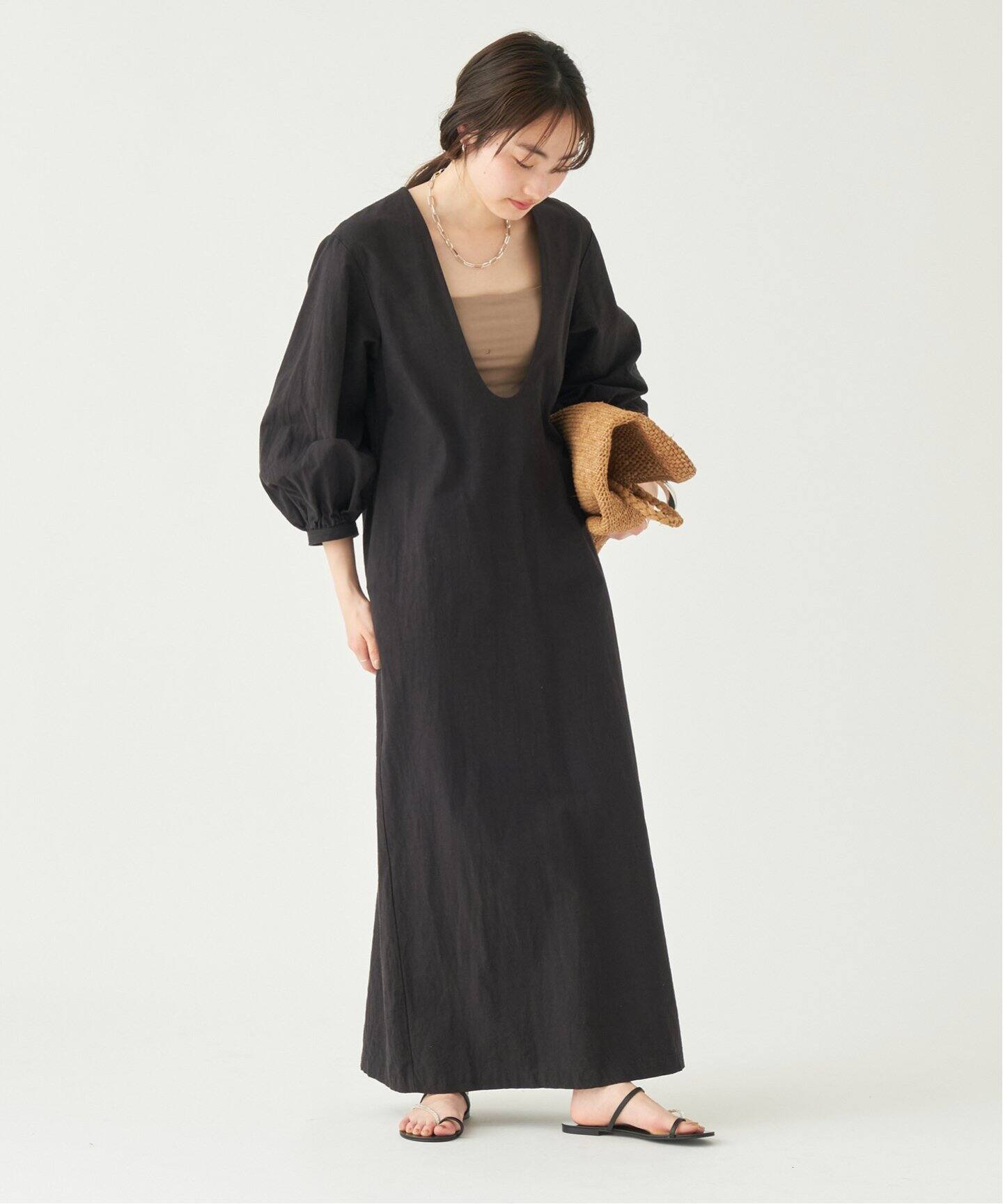 Volume sleeve ワンピース（ワンピース）｜Plage（プラージュ）の通販 