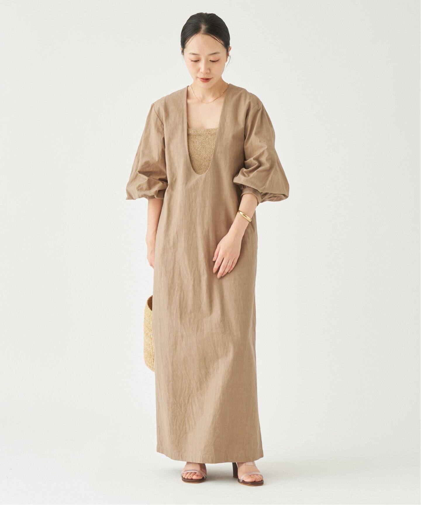 Volume sleeve ワンピース（ワンピース）｜Plage（プラージュ）の通販 