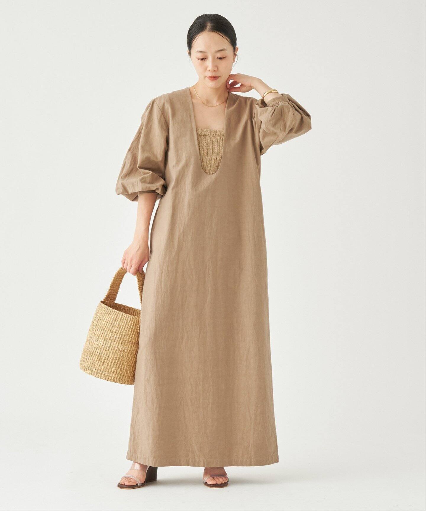 Volume sleeve ワンピース（ワンピース）｜Plage（プラージュ）の通販  