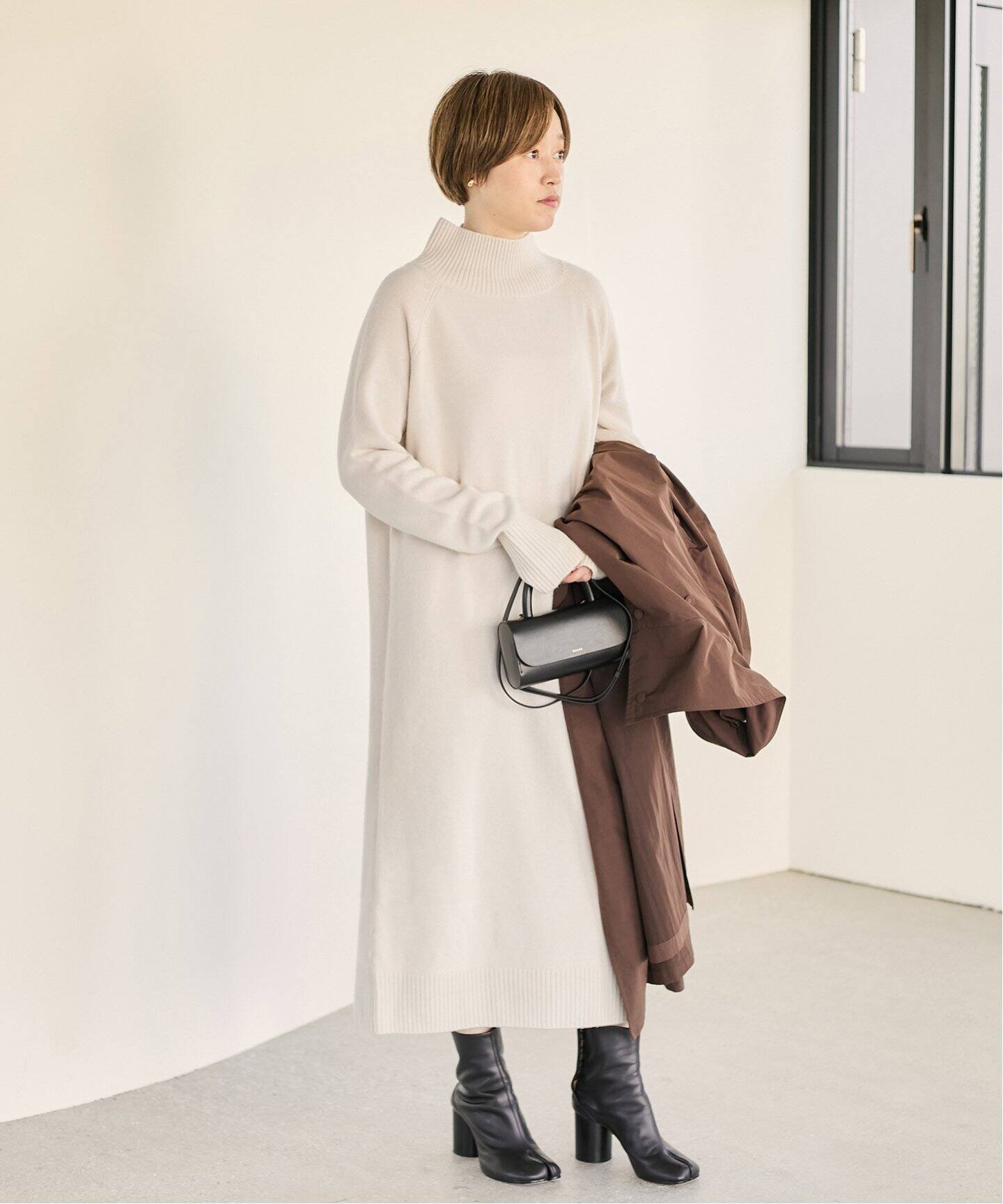 カシミヤコン 2WAY H/N ワンピース（ワンピース）｜Plage（プラージュ  