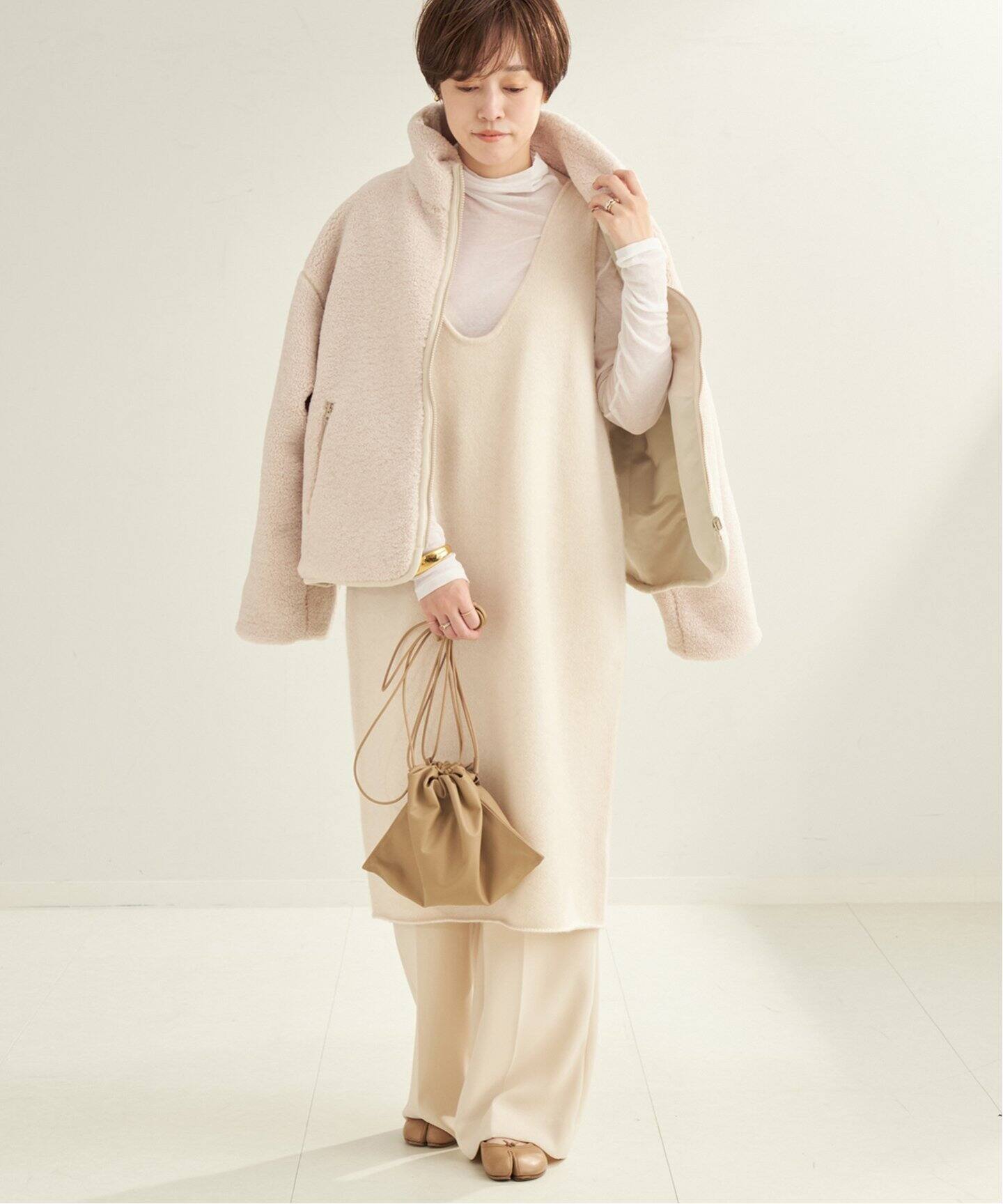 PREMIUM CASH LONG タンク（ニットワンピース）｜Plage