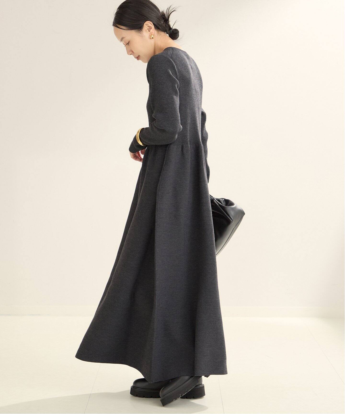 rib combi ニット ドレス（ワンピース）｜Plage（プラージュ）の通販  